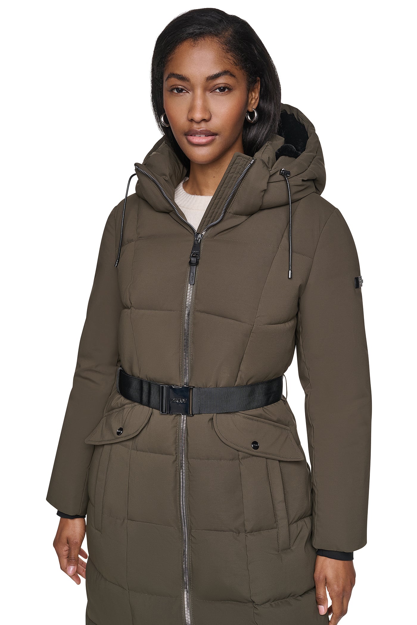 MAXI PUFFER WITH BELT View 2 | New Arrivals MAXI PUFFER WITH BELT View 2 | New Arrivals