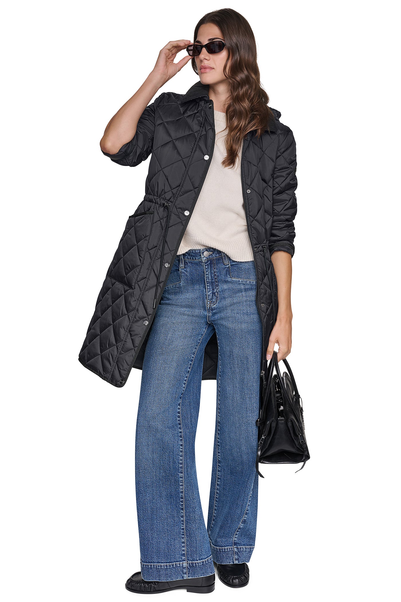 CORDUROY COLLAR HOODED QUILTED COAT View 1 | Fall Collection CORDUROY COLLAR HOODED QUILTED COAT View 1 | Fall Collection