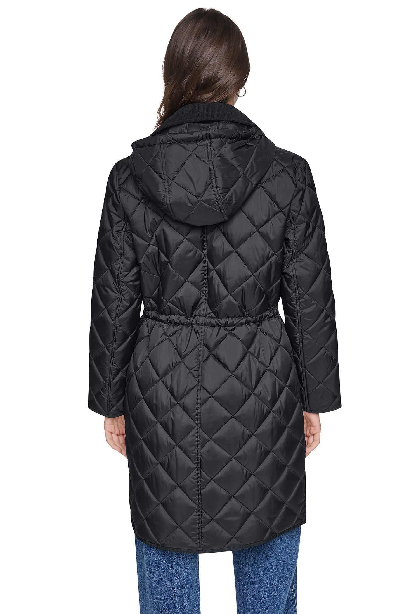 CORDUROY COLLAR HOODED QUILTED COAT VIEW 3 | SALE CORDUROY COLLAR HOODED QUILTED COAT VIEW 3 | SALE
