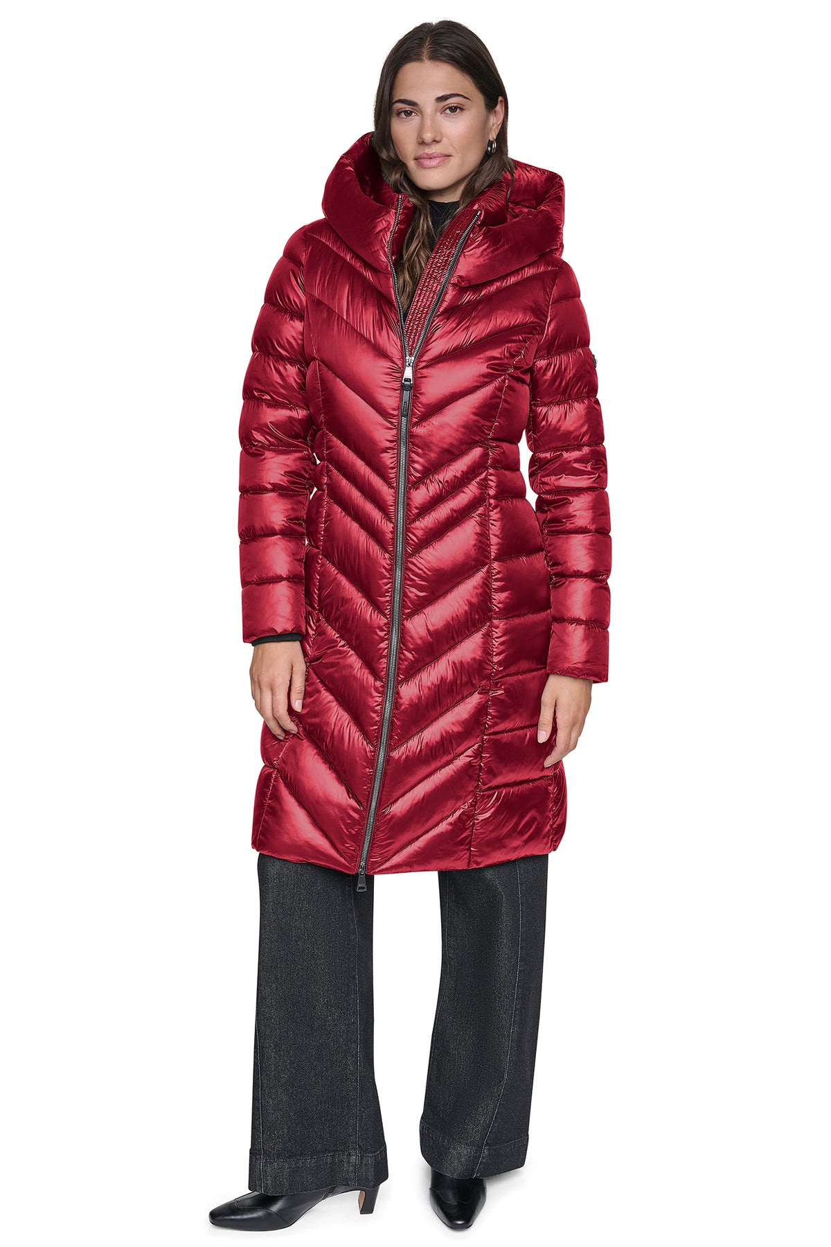 PEARLIZED CHEVRON PUFFER View 1 | Fall Collection PEARLIZED CHEVRON PUFFER View 1 | Fall Collection
