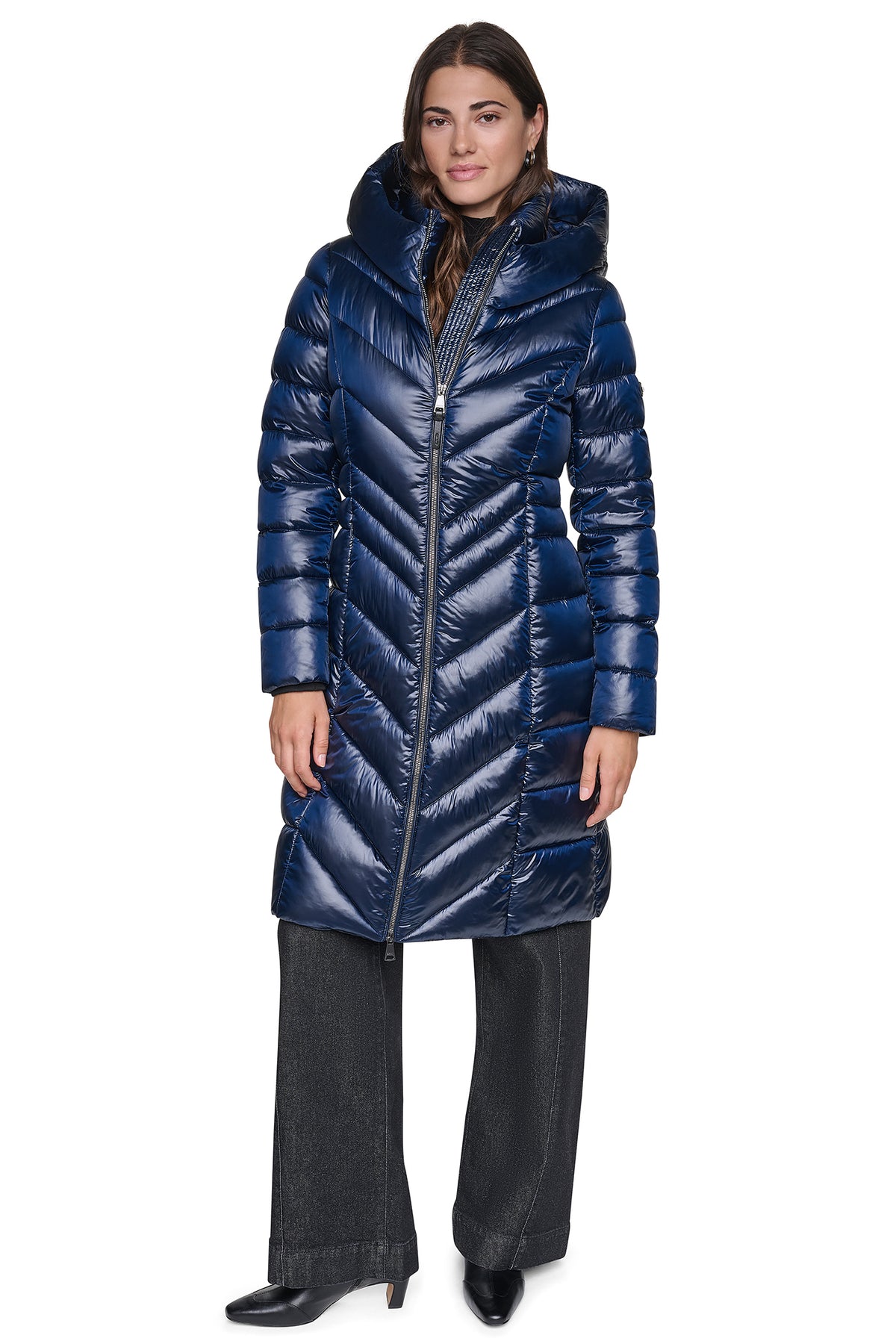 PEARLIZED CHEVRON PUFFER View 2 | Fall Collection PEARLIZED CHEVRON PUFFER View 2 | Fall Collection