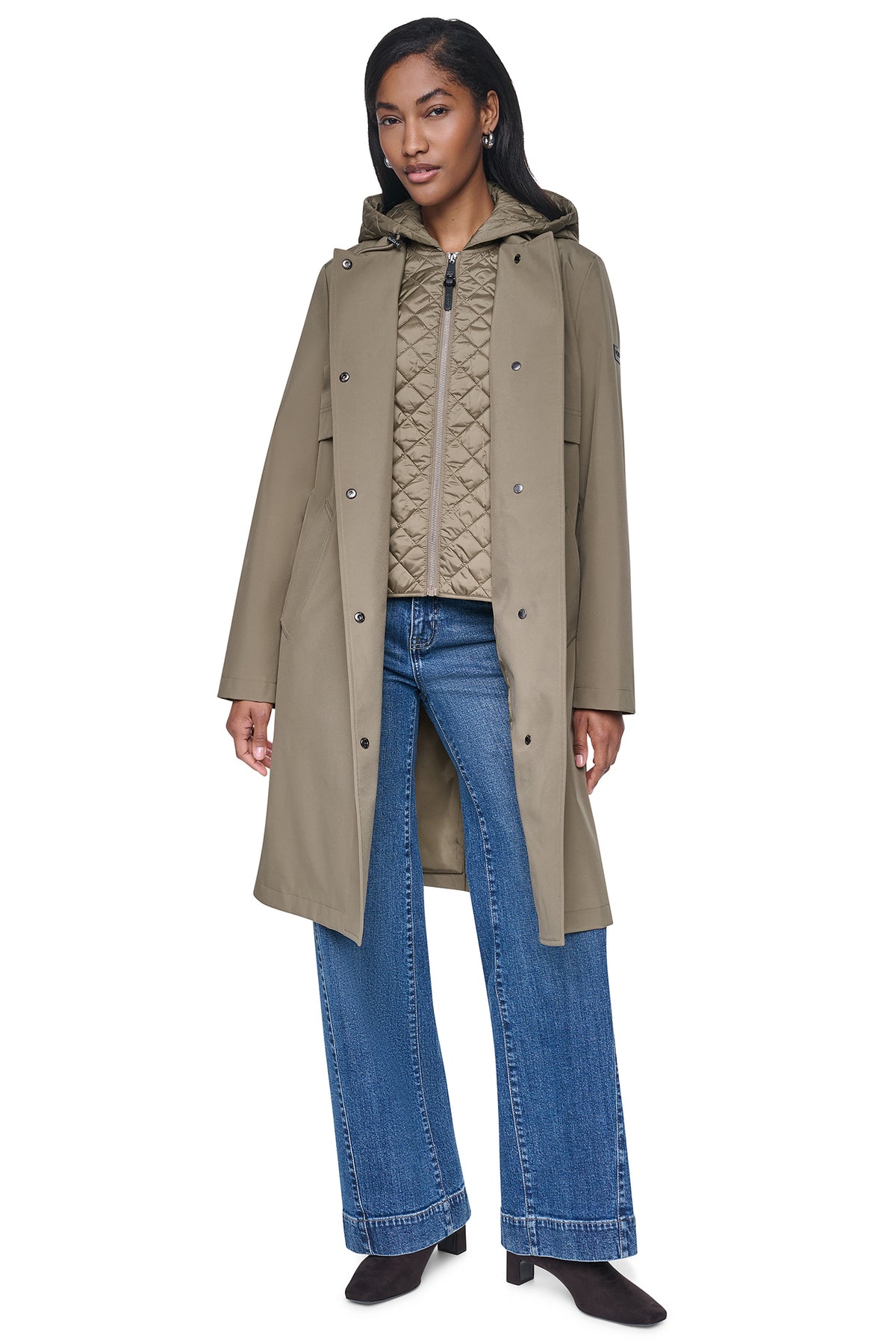 SOFTSHELL TRENCH WITH BIB View 2 | Coat's Sale SOFTSHELL TRENCH WITH BIB View 2 | Coat's Sale