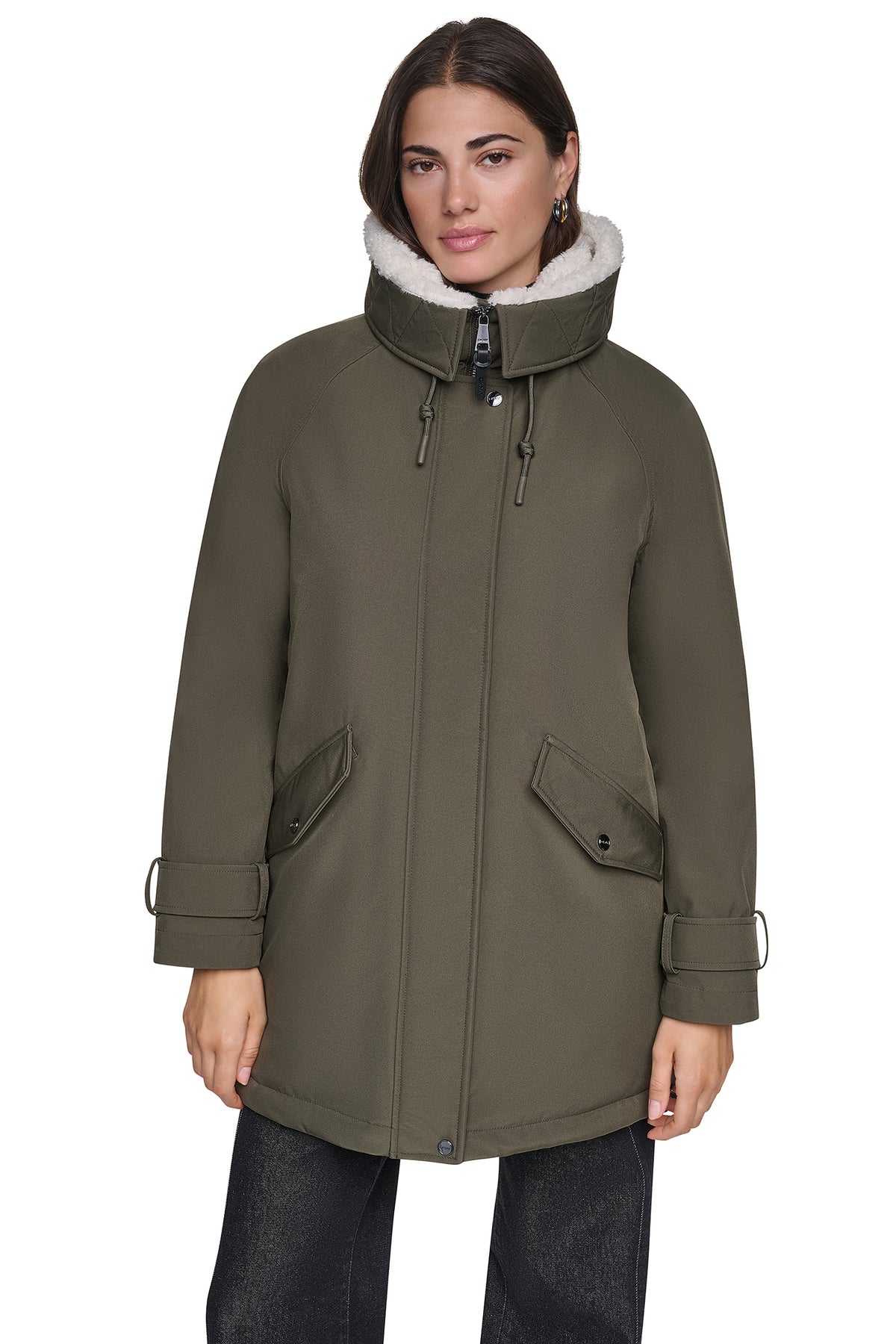 FLEXTECH SOFTSHELL JACKET WITH SHERPA HOOD VIEW 2