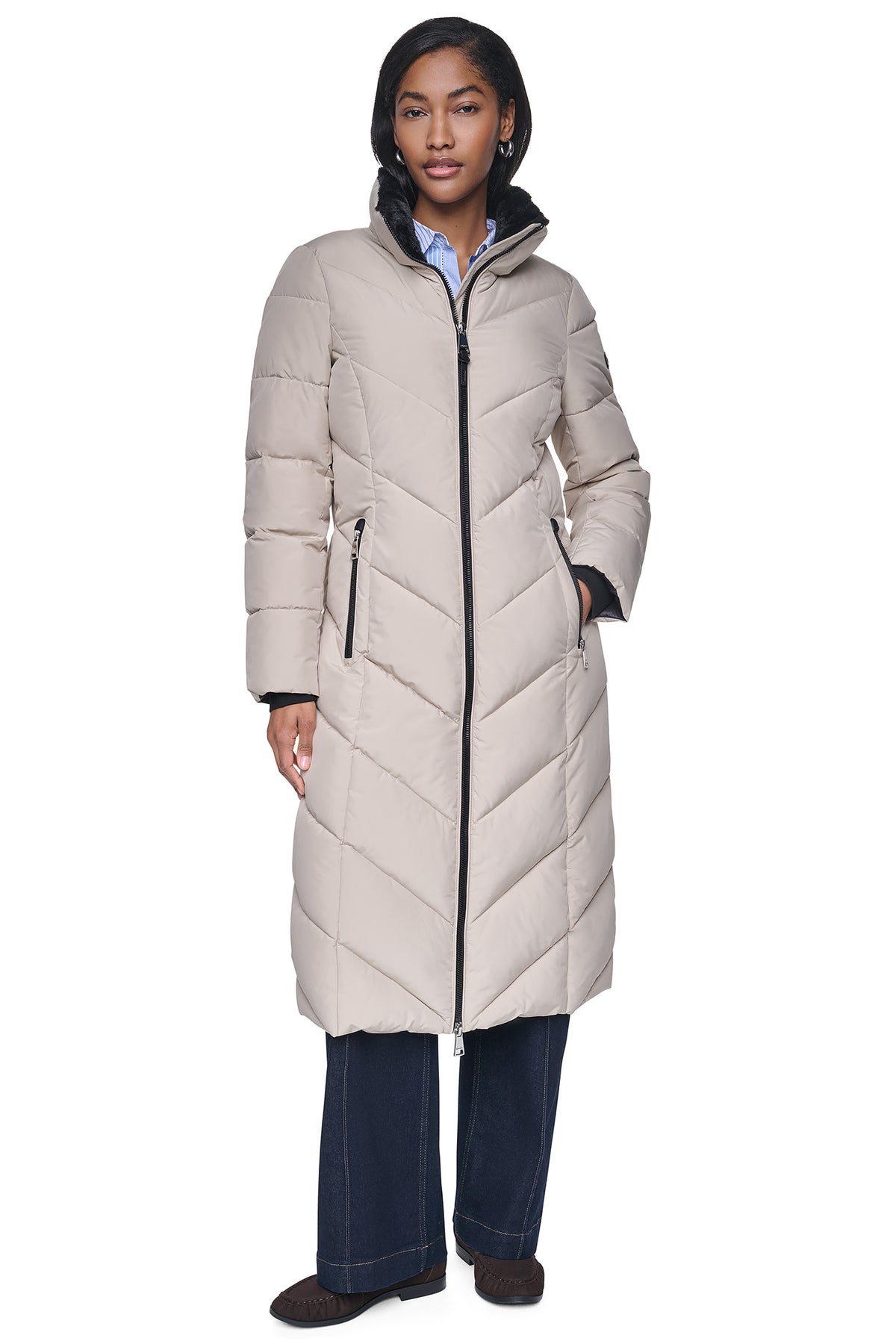 MAXI CHEVRON PUFFER View 1 | Coat's Sale MAXI CHEVRON PUFFER View 1 | Coat's Sale