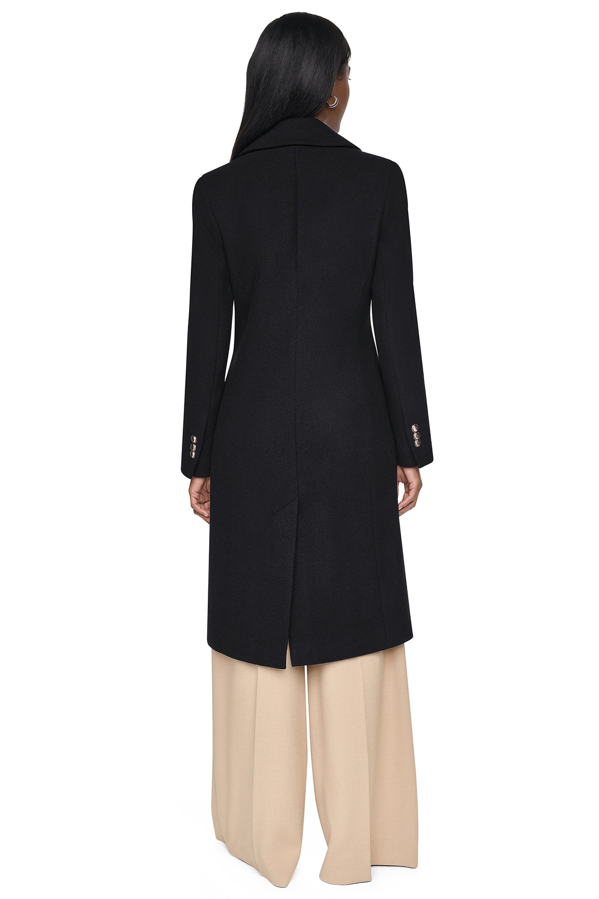 MILITARY TWILL WOOL COAT VIEW 2