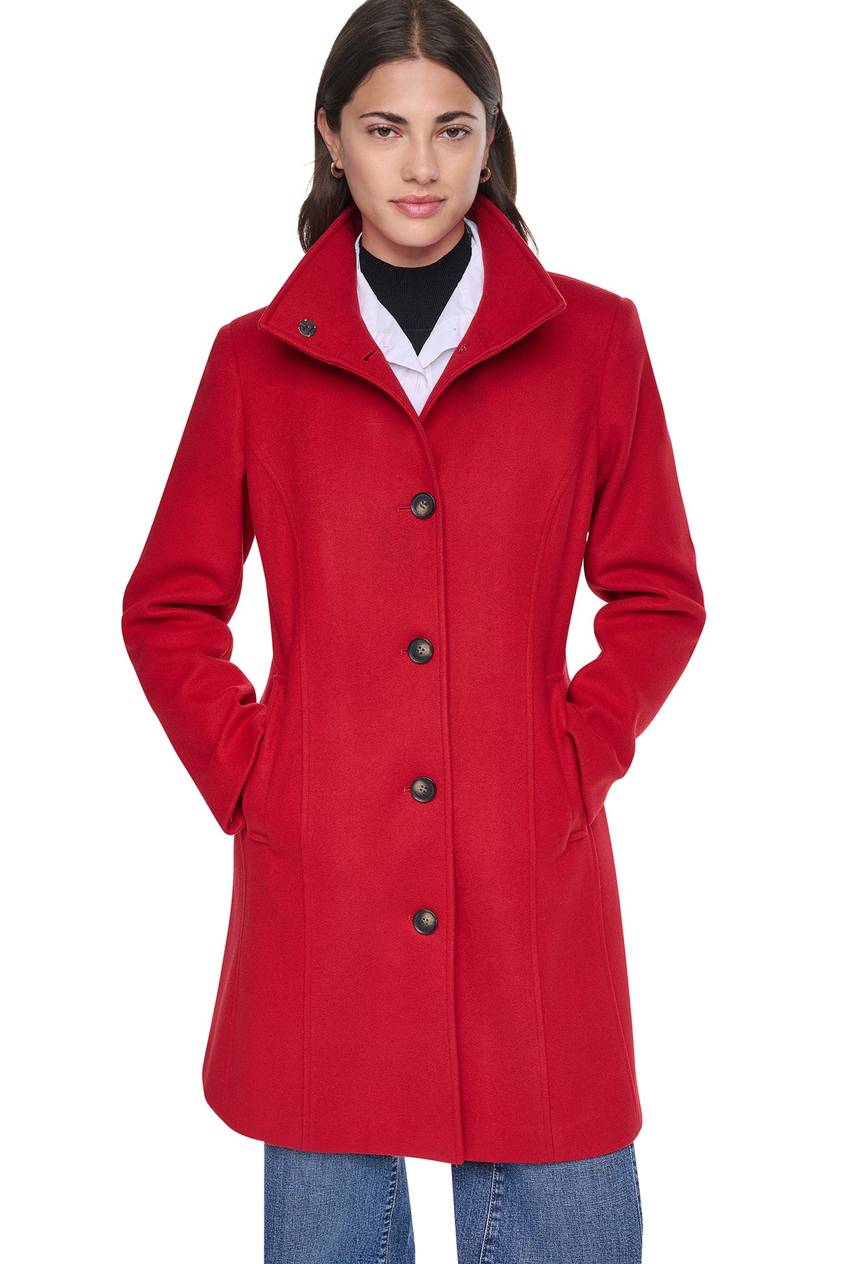 CLASSIC STAND COLLAR TAILORED WALKER View 1 | Fall Collection CLASSIC STAND COLLAR TAILORED WALKER View 1 | Fall Collection