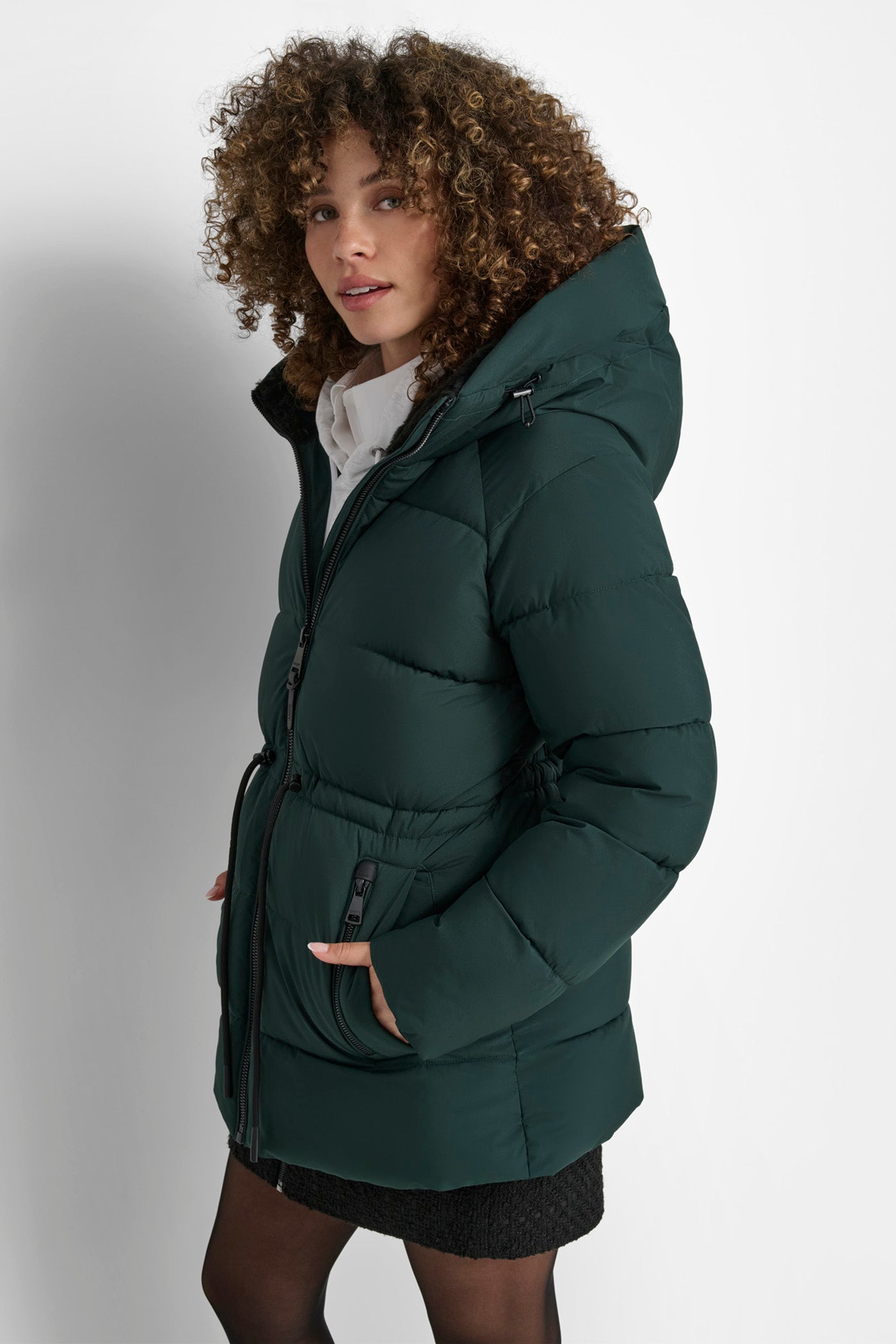 MID LENGTH LUSH PUFFER JACKET VIEW 3 | New Arrivals MID LENGTH LUSH PUFFER JACKET VIEW 3 | New Arrivals