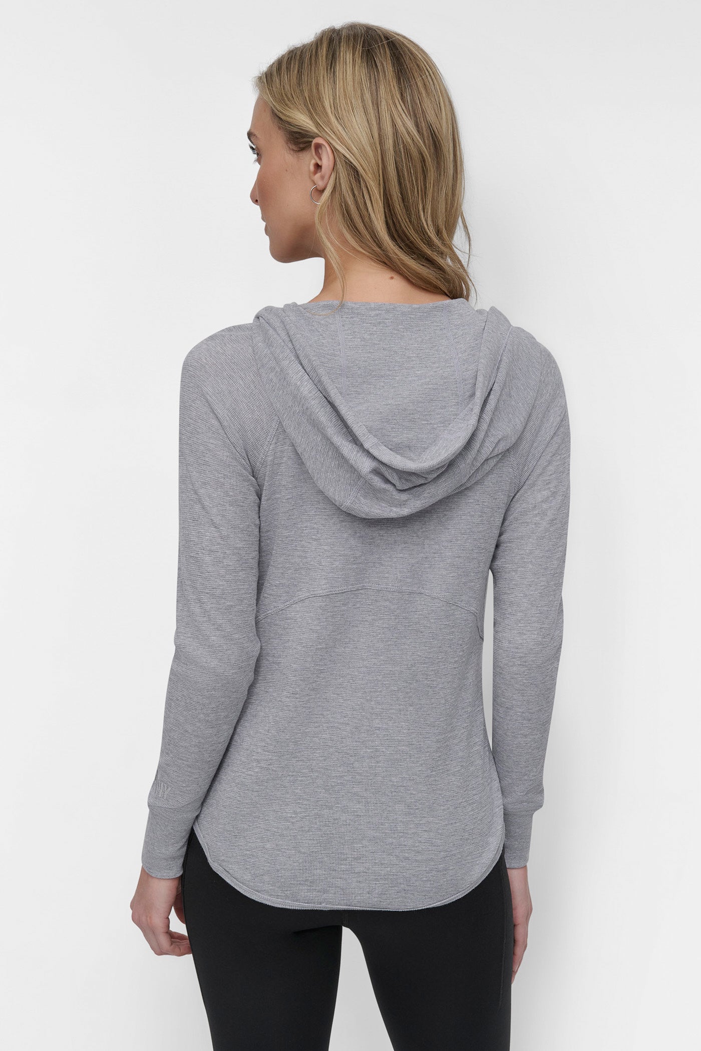 SLUB WAFFLE KNIT HOODIE VIEW 2 | SALE CLOTHING SLUB WAFFLE KNIT HOODIE VIEW 2 | SALE CLOTHING