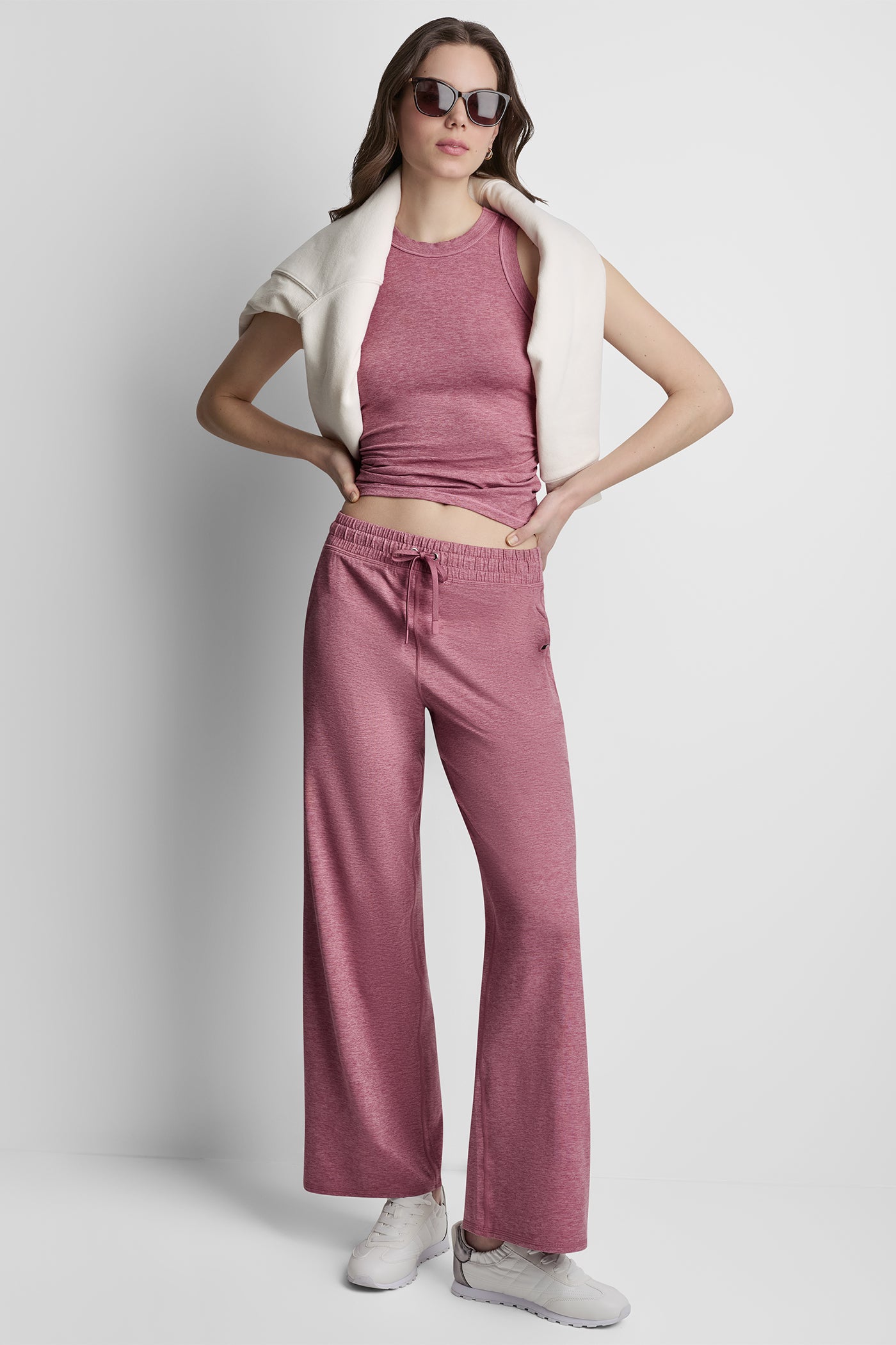 MID-RISE SPACEDYE WIDE-LEG PANT VIEW 2 | SALE MID-RISE SPACEDYE WIDE-LEG PANT VIEW 2 | SALE