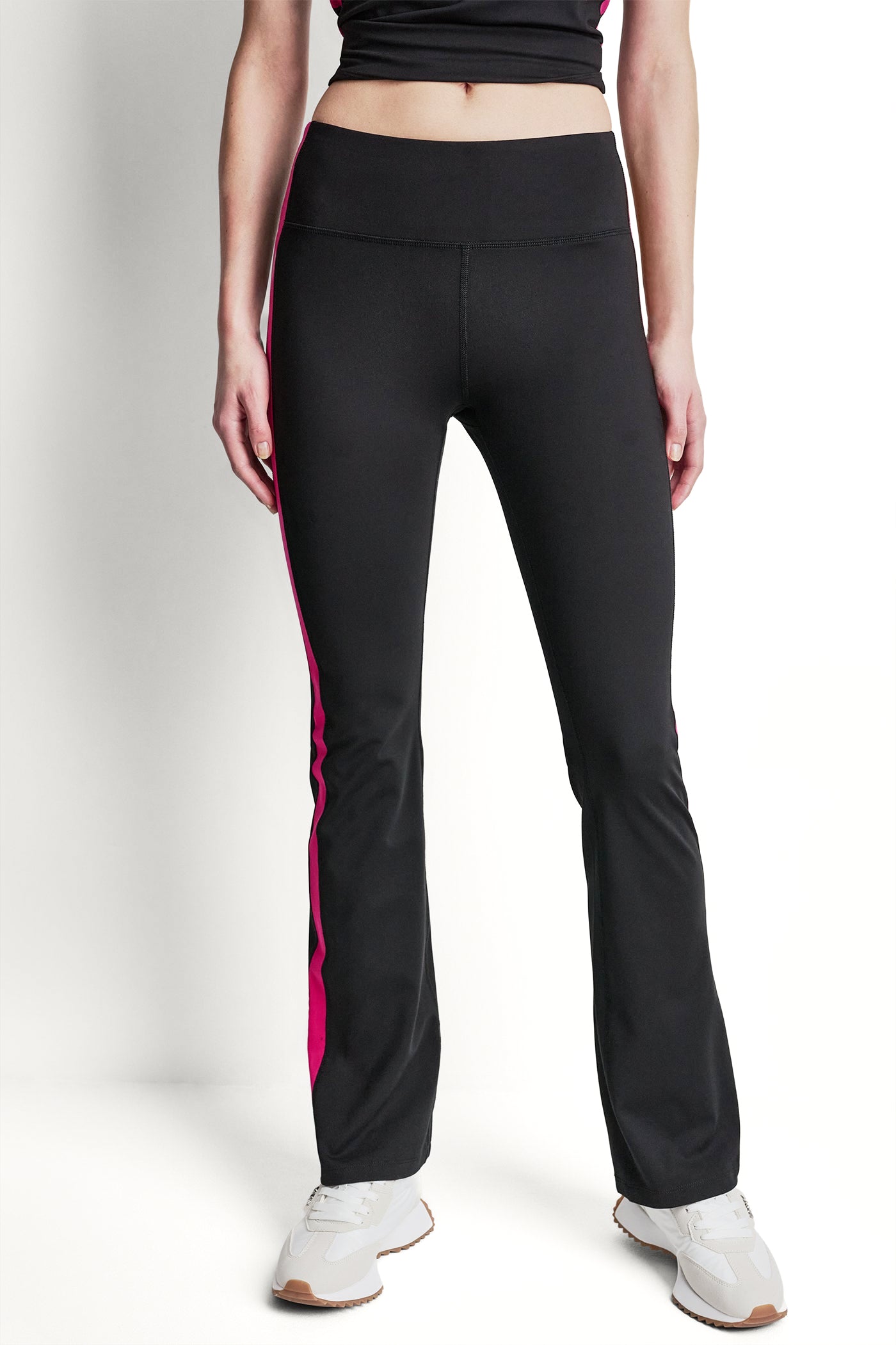 BALANCE COMPRESSION SIDE STRIPE FLARE LEGGING View 2 | SALE BALANCE COMPRESSION SIDE STRIPE FLARE LEGGING View 2 | SALE