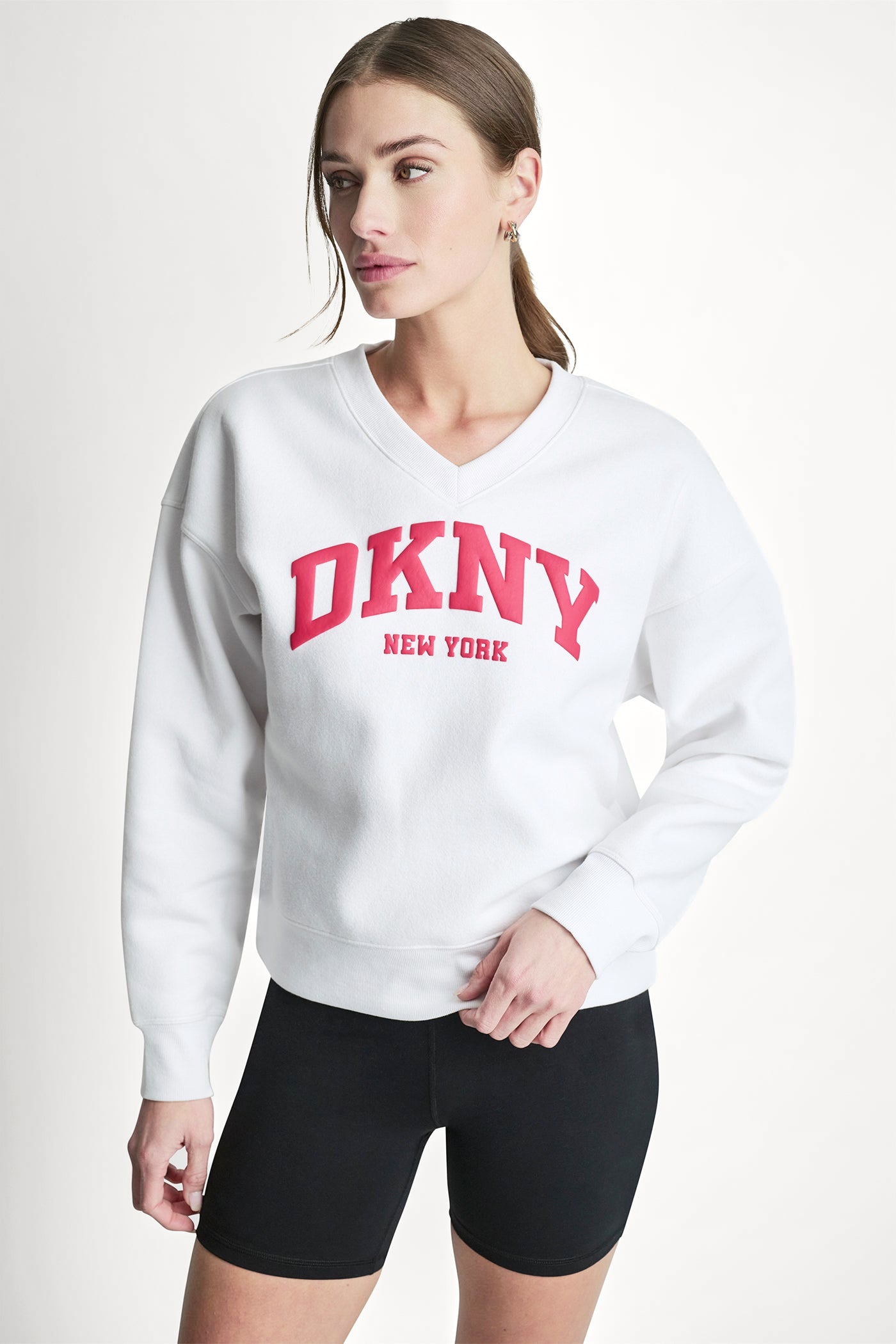 PUFF VARSITY LOGO V-NECK PULLOVER View 2 | SALE PUFF VARSITY LOGO V-NECK PULLOVER View 2 | SALE
