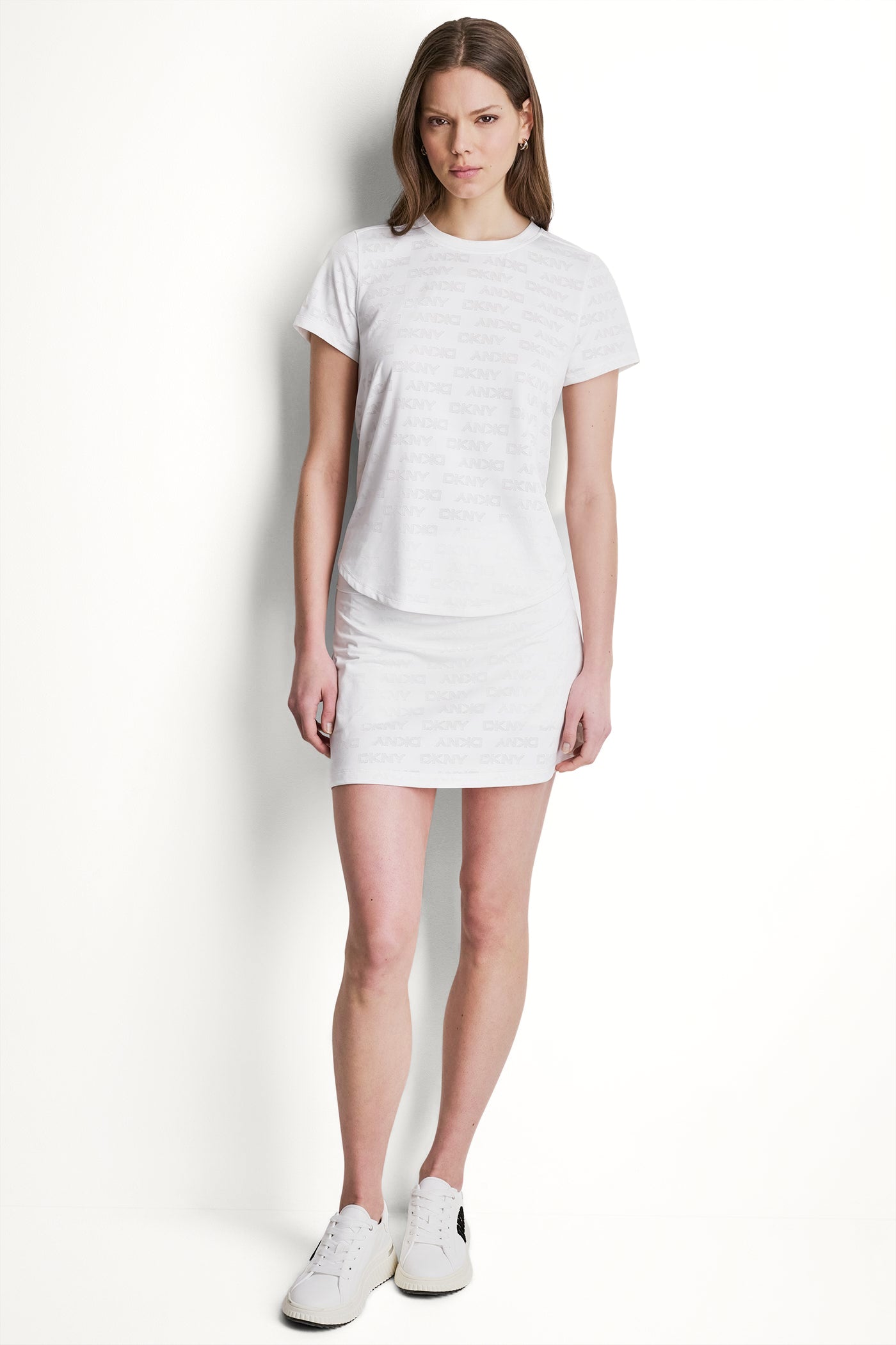LOGO JACQUARD CREW NECK TEE VIEW 5 | DKNY25 LOGO JACQUARD CREW NECK TEE VIEW 5 | DKNY25