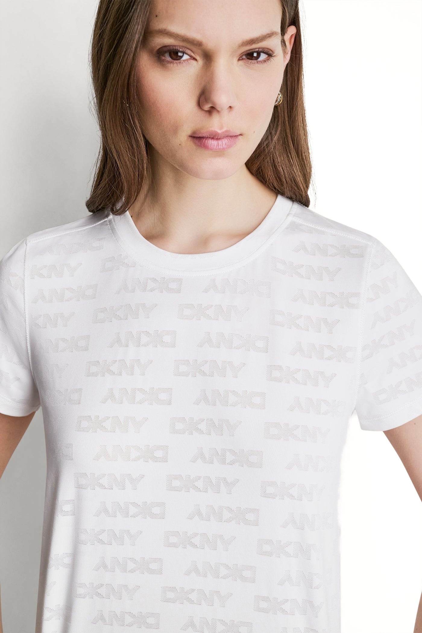 LOGO JACQUARD CREW NECK TEE View 1 | SALE LOGO JACQUARD CREW NECK TEE View 1 | SALE