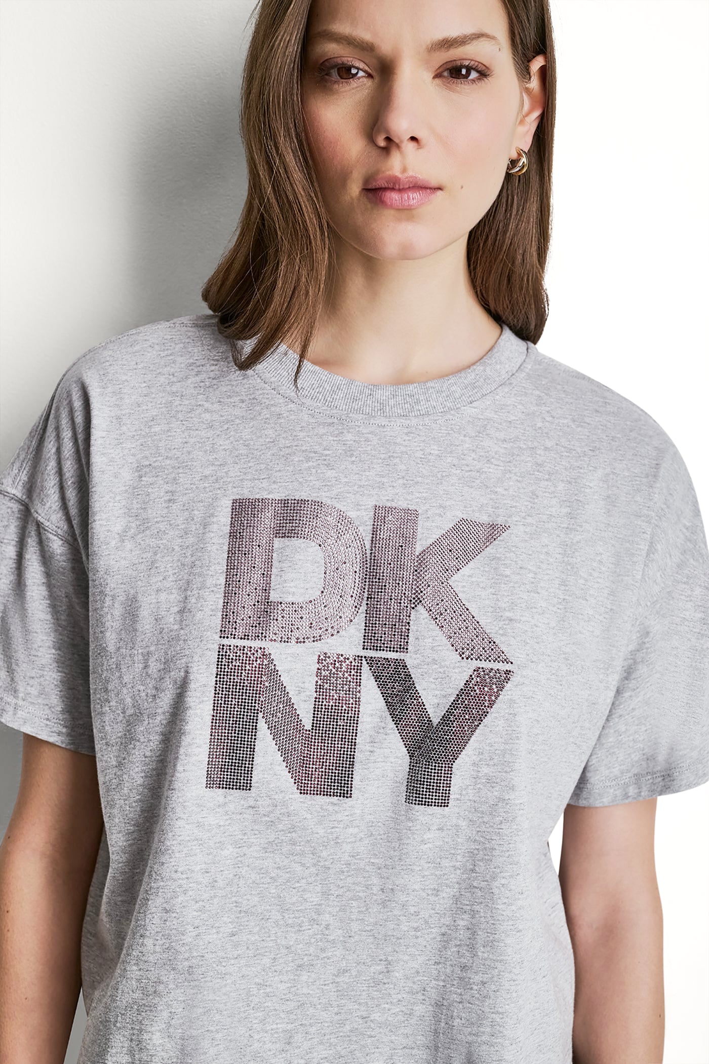 STACKED OMBRE RHINESTONE LOGO TEE View 1 | Gifts Under $100 STACKED OMBRE RHINESTONE LOGO TEE View 1 | Gifts Under $100