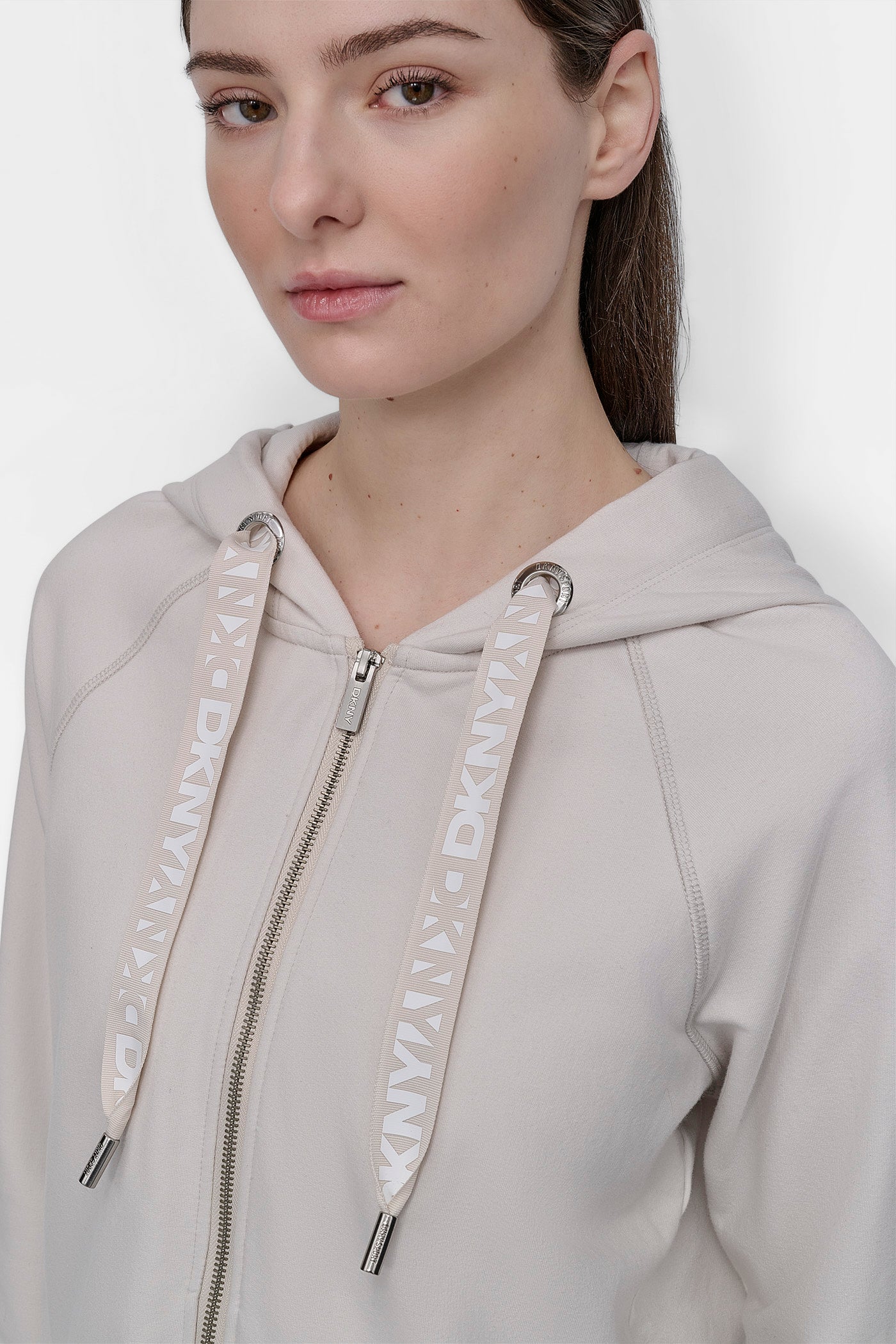 TWO-TONE LOGO DRAWSTRING HOODIE VIEW 4 | New Arrivals TWO-TONE LOGO DRAWSTRING HOODIE VIEW 4 | New Arrivals