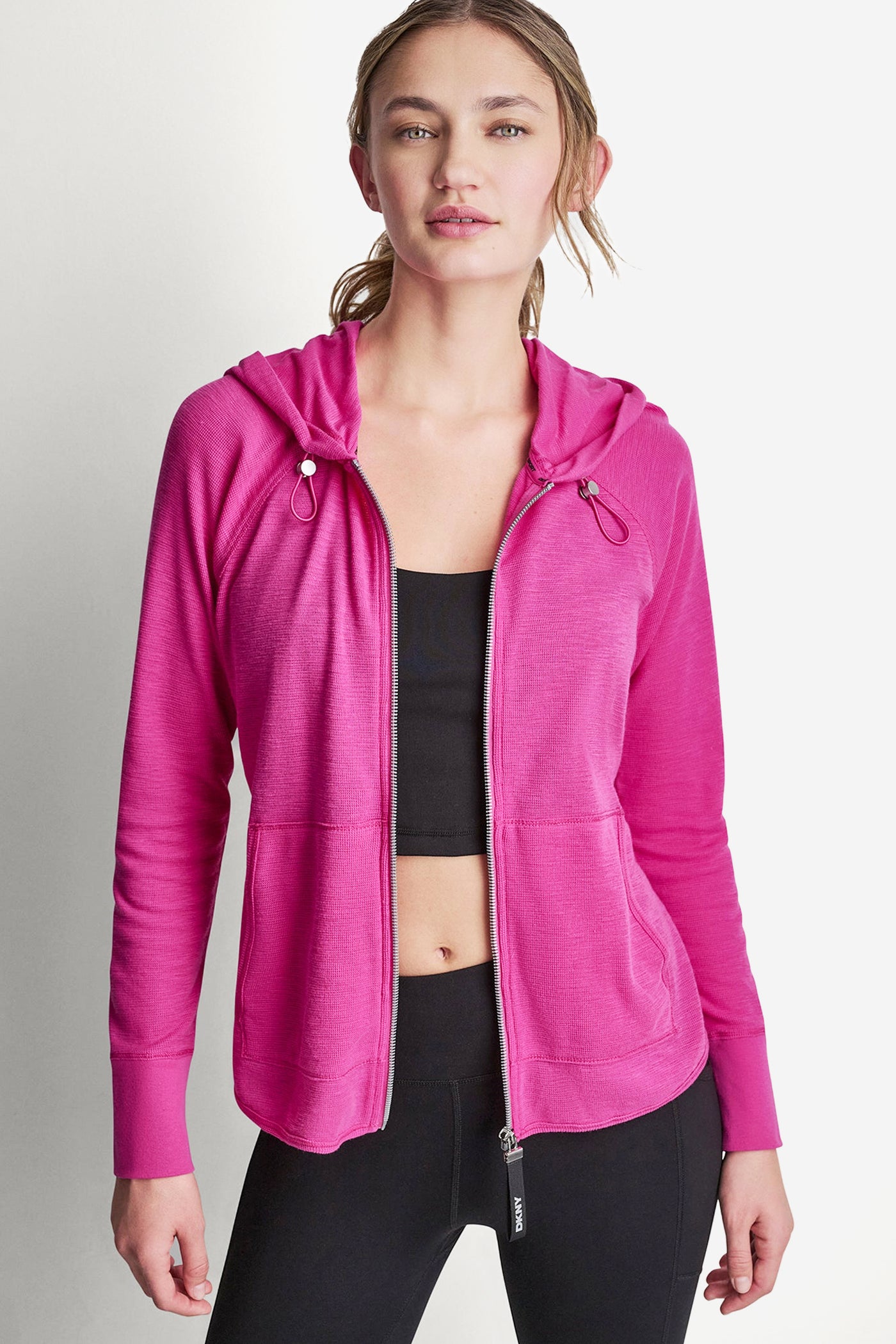 COTTON-BLEND SLUB WAFFLE-KNIT HOODIE View 1 | SALE COTTON-BLEND SLUB WAFFLE-KNIT HOODIE View 1 | SALE