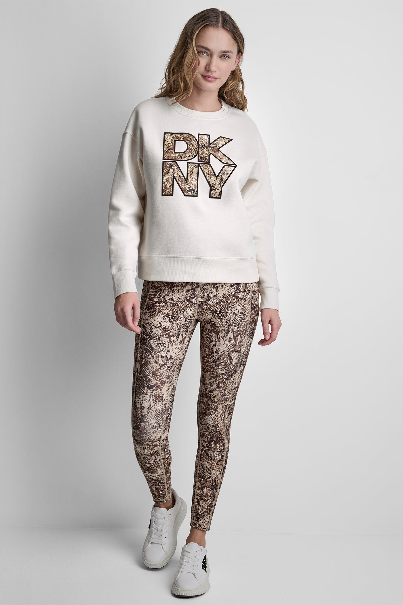 SNAKE PRINT LOGO SWEATSHIRT VIEW 2
