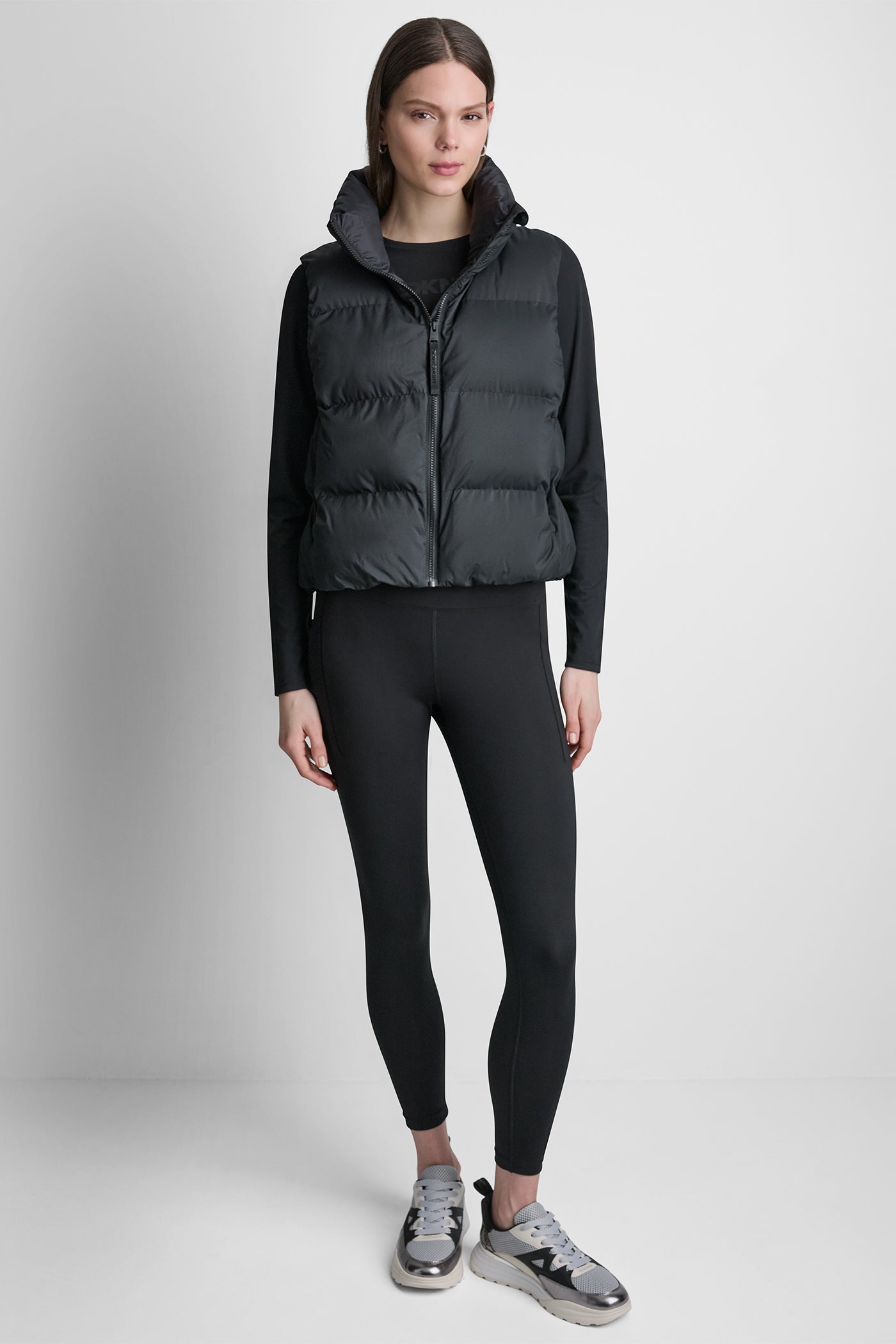MOCK NECK PUFFER VEST View 2 | SALE MOCK NECK PUFFER VEST View 2 | SALE