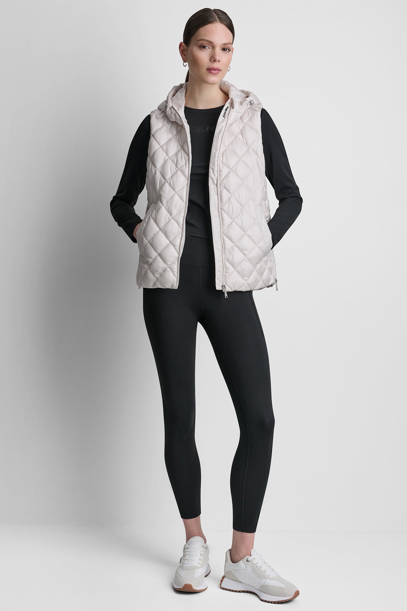 HOODED DIAMOND QUILTED VEST VIEW 6 | Gifts Under $100 HOODED DIAMOND QUILTED VEST VIEW 6 | Gifts Under $100