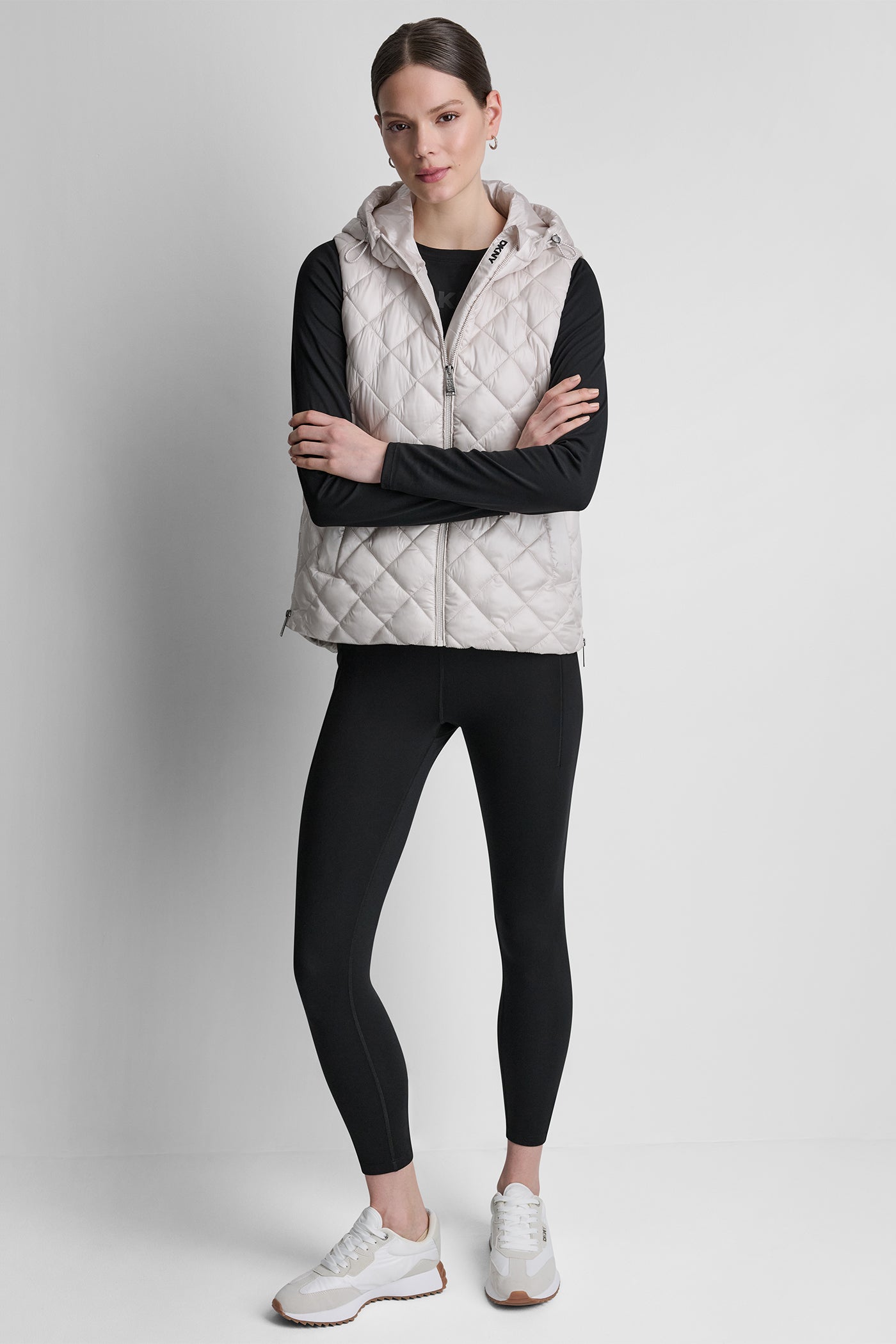 HOODED DIAMOND QUILTED VEST VIEW 5 | Gifts Under $100 HOODED DIAMOND QUILTED VEST VIEW 5 | Gifts Under $100