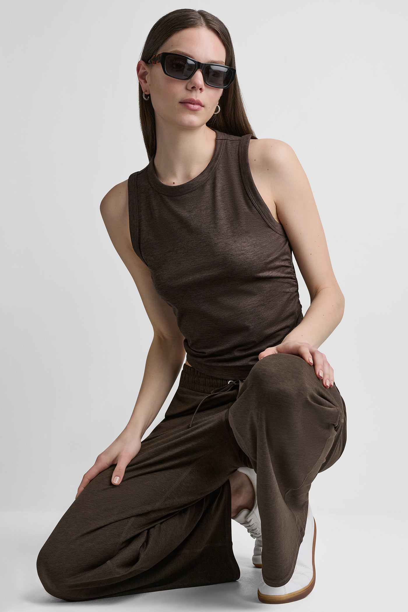 SPACEDYE TANK WITH RUCHING View 1 | SALE SPACEDYE TANK WITH RUCHING View 1 | SALE