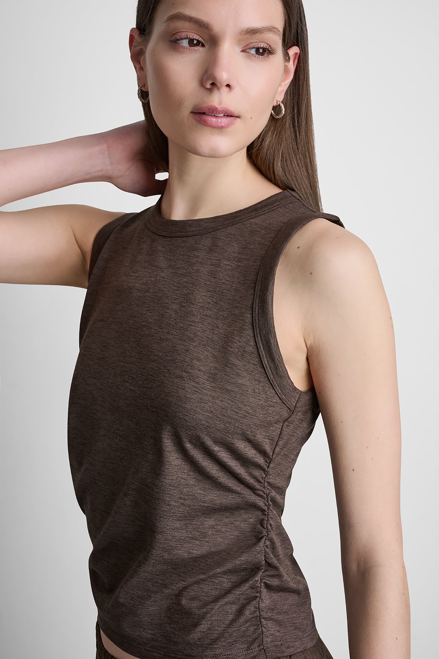 SPACEDYE TANK WITH RUCHING View 2 | SALE SPACEDYE TANK WITH RUCHING View 2 | SALE