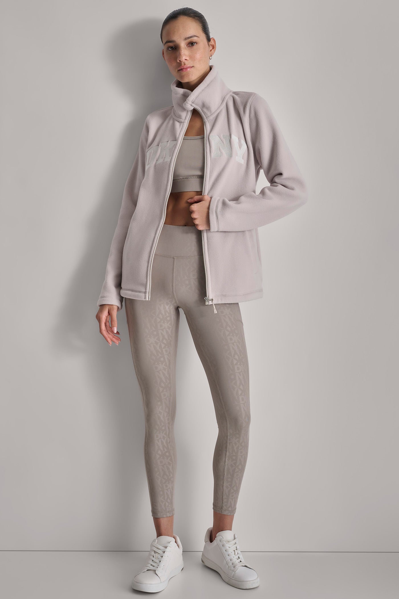 TECH FLEECE FULL ZIP JACKET WITH VARSITY TWILL LOGO VIEW 4 | Cozy Meets Cool TECH FLEECE FULL ZIP JACKET WITH VARSITY TWILL LOGO VIEW 4 | Cozy Meets Cool