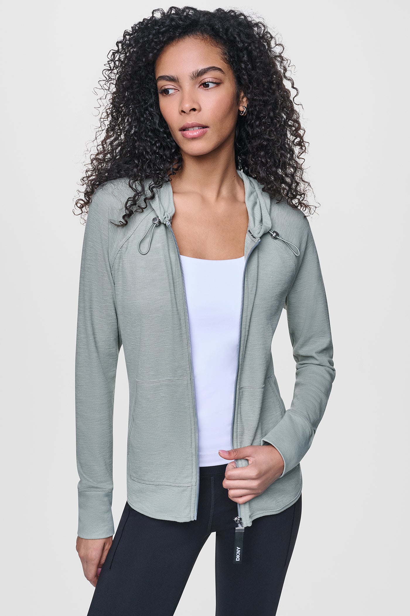 COTTON-BLEND SLUB WAFFLE-KNIT HOODIE View 1 | SALE COTTON-BLEND SLUB WAFFLE-KNIT HOODIE View 1 | SALE