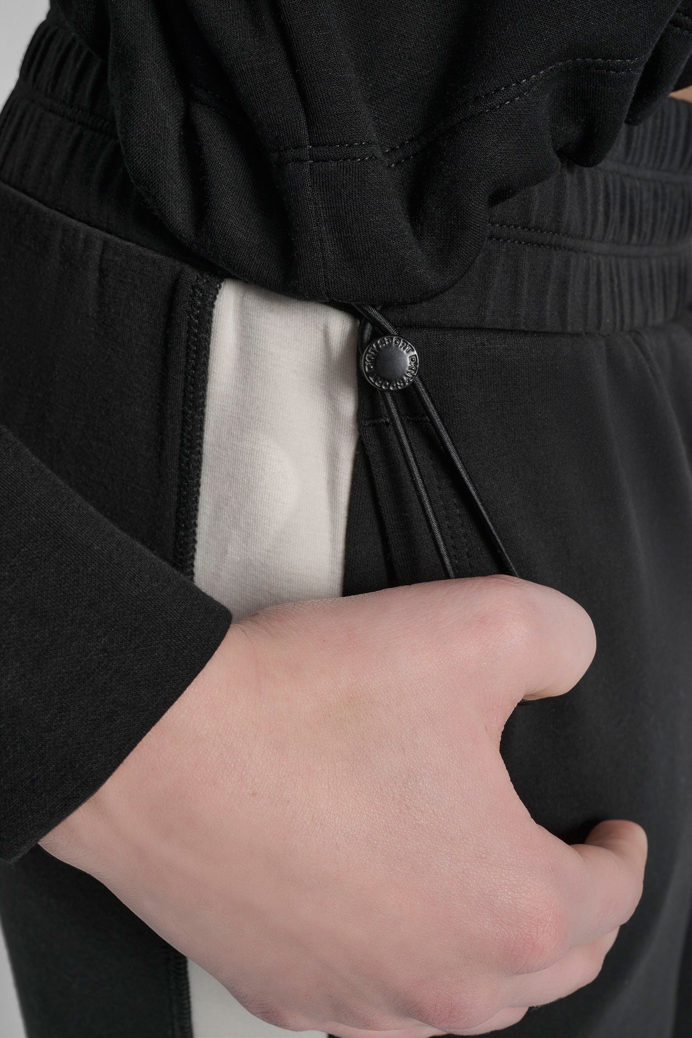 CROPPED DRAWSTRING-HEM SWEATSHIRT VIEW 5 CROPPED DRAWSTRING-HEM SWEATSHIRT VIEW 5