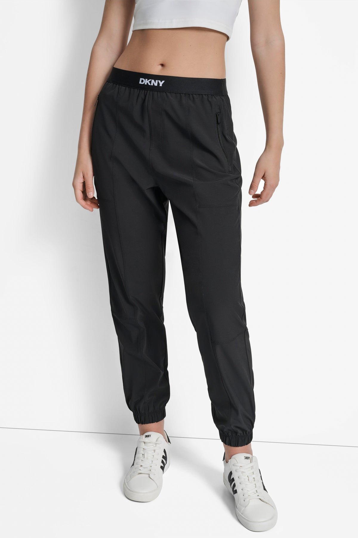 Extra High Rise Logo Waist Jogger Jogger DKNY