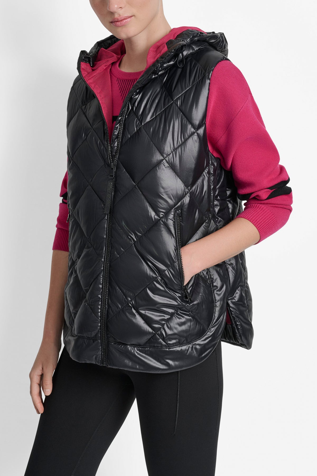 QUILTED HOODED VEST View 1 | All Products QUILTED HOODED VEST View 1 | All Products