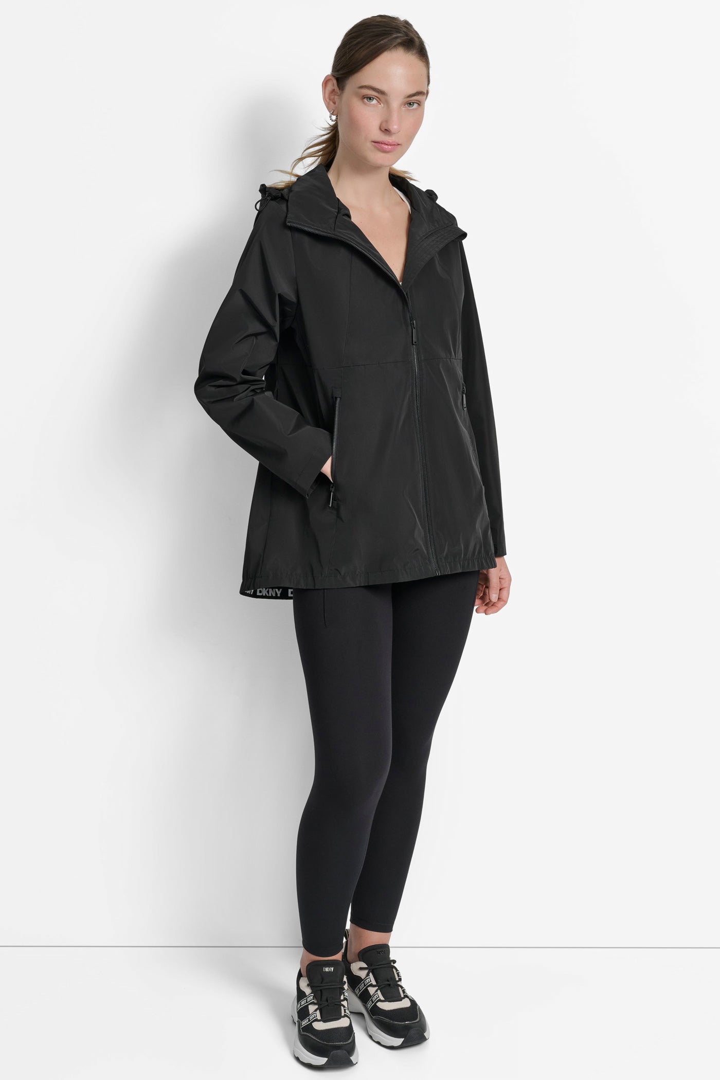 LOGO-EMBELLISHED HOODED JACKET VIEW 7 | Coats under $100 LOGO-EMBELLISHED HOODED JACKET VIEW 7 | Coats under $100