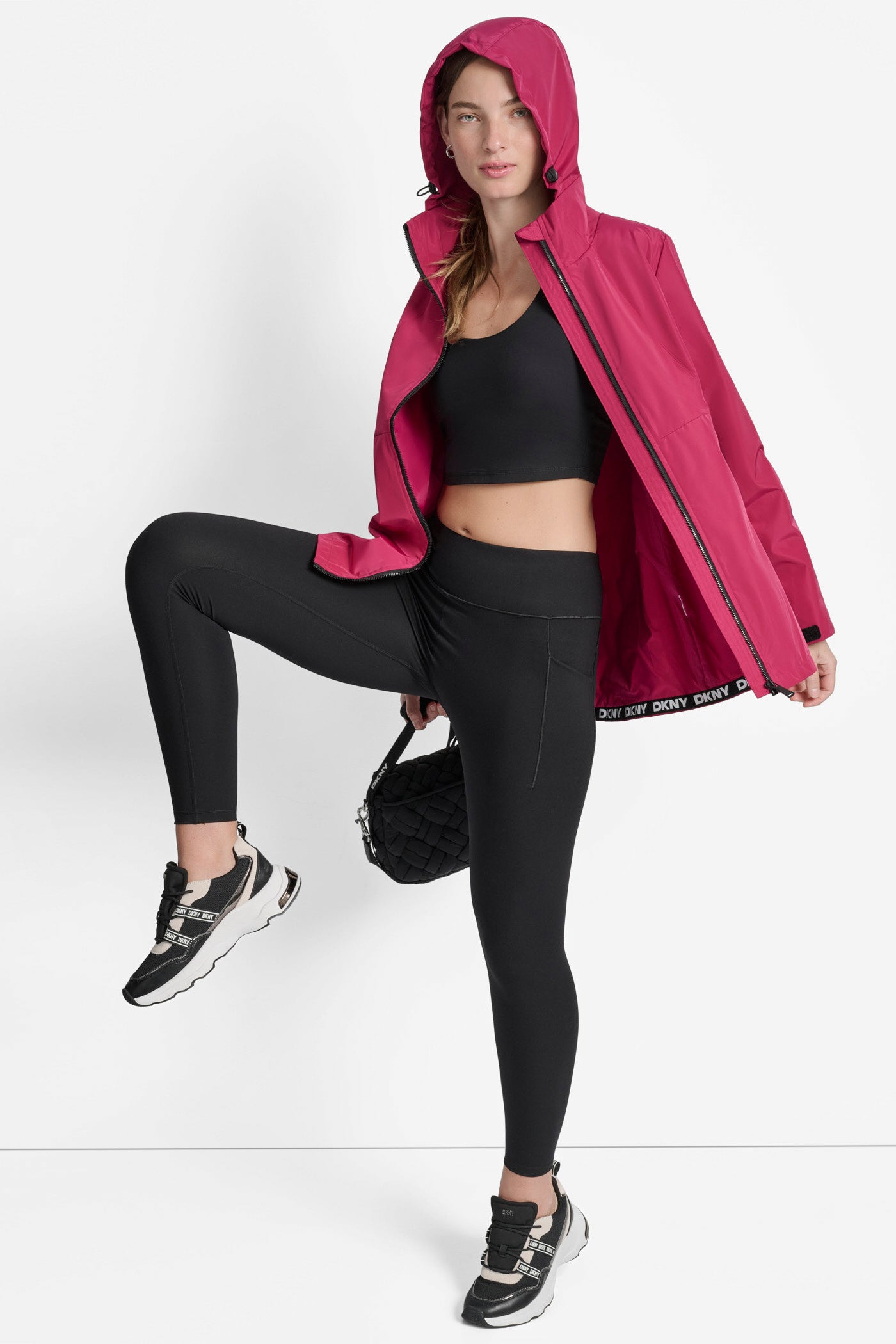 LOGO-EMBELLISHED HOODED JACKET VIEW 8 | Coats under $100 LOGO-EMBELLISHED HOODED JACKET VIEW 8 | Coats under $100