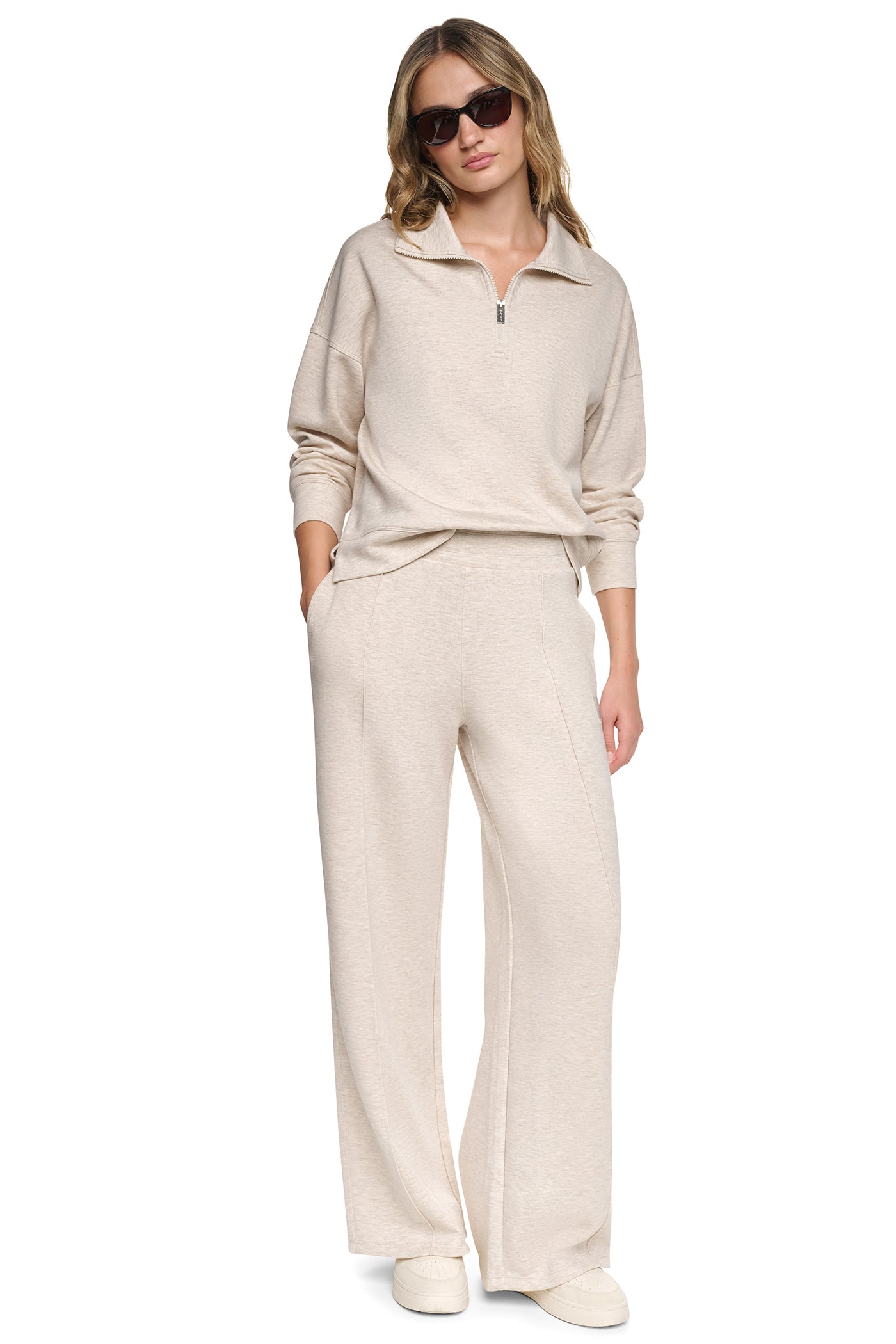 MOCK NECK HALF ZIP PULLOVER View 2 | SALE MOCK NECK HALF ZIP PULLOVER View 2 | SALE
