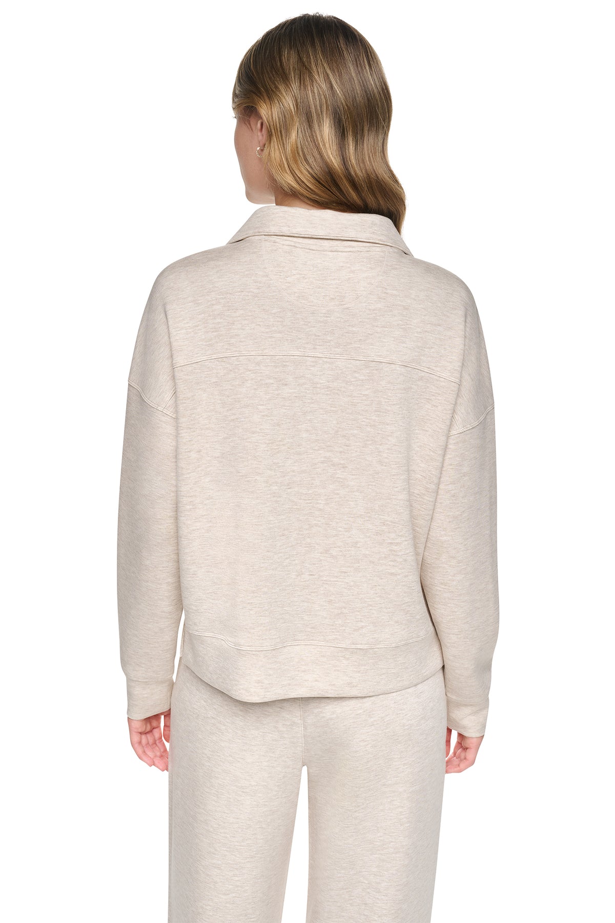 MOCK NECK HALF ZIP PULLOVER VIEW 2