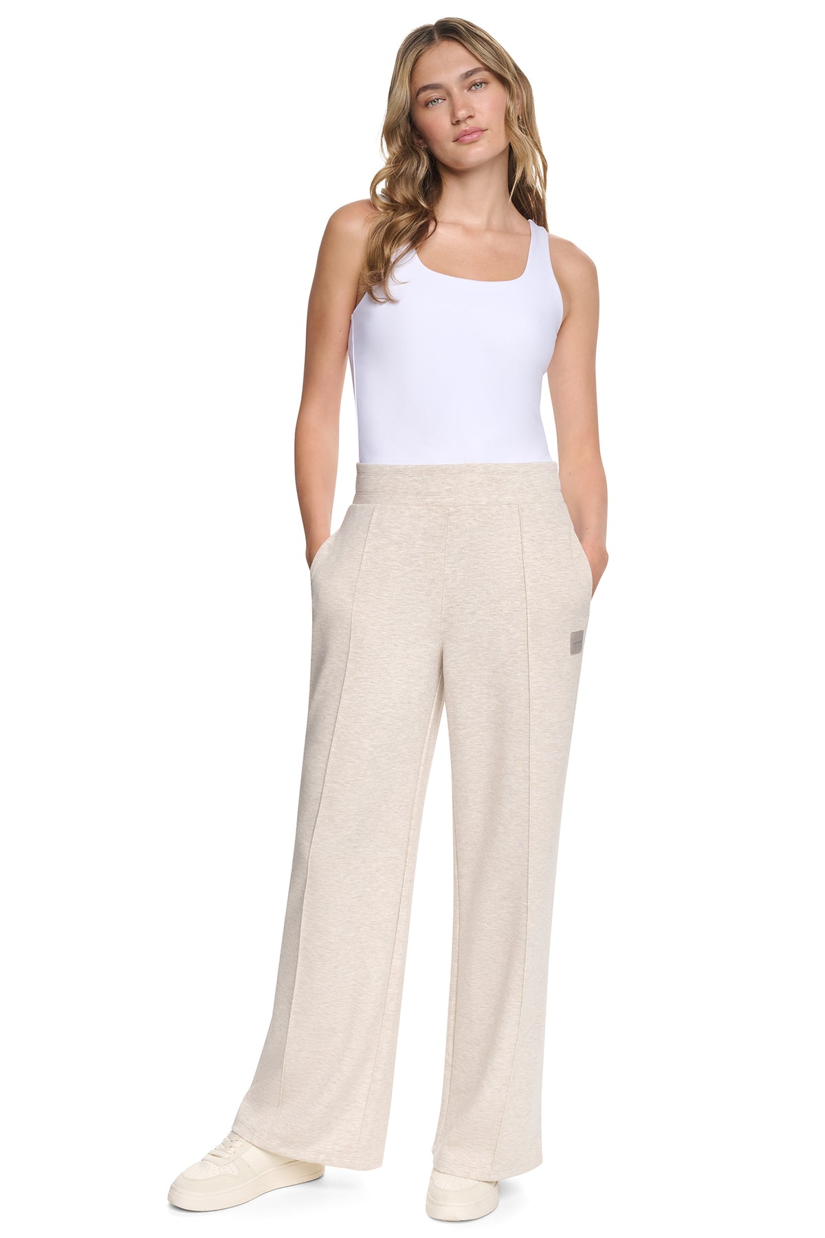 HIGH-RISE PINTUCKED WIDE-LEG PANT VIEW 2
