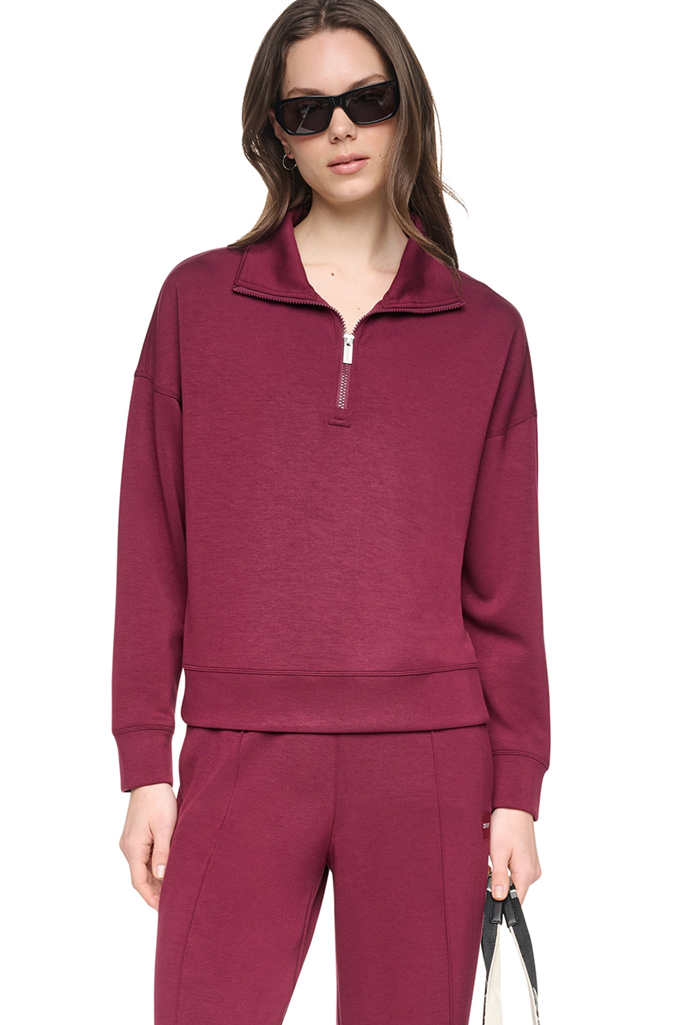 MOCK NECK HALF ZIP PULLOVER View 1 | Clothing MOCK NECK HALF ZIP PULLOVER View 1 | Clothing