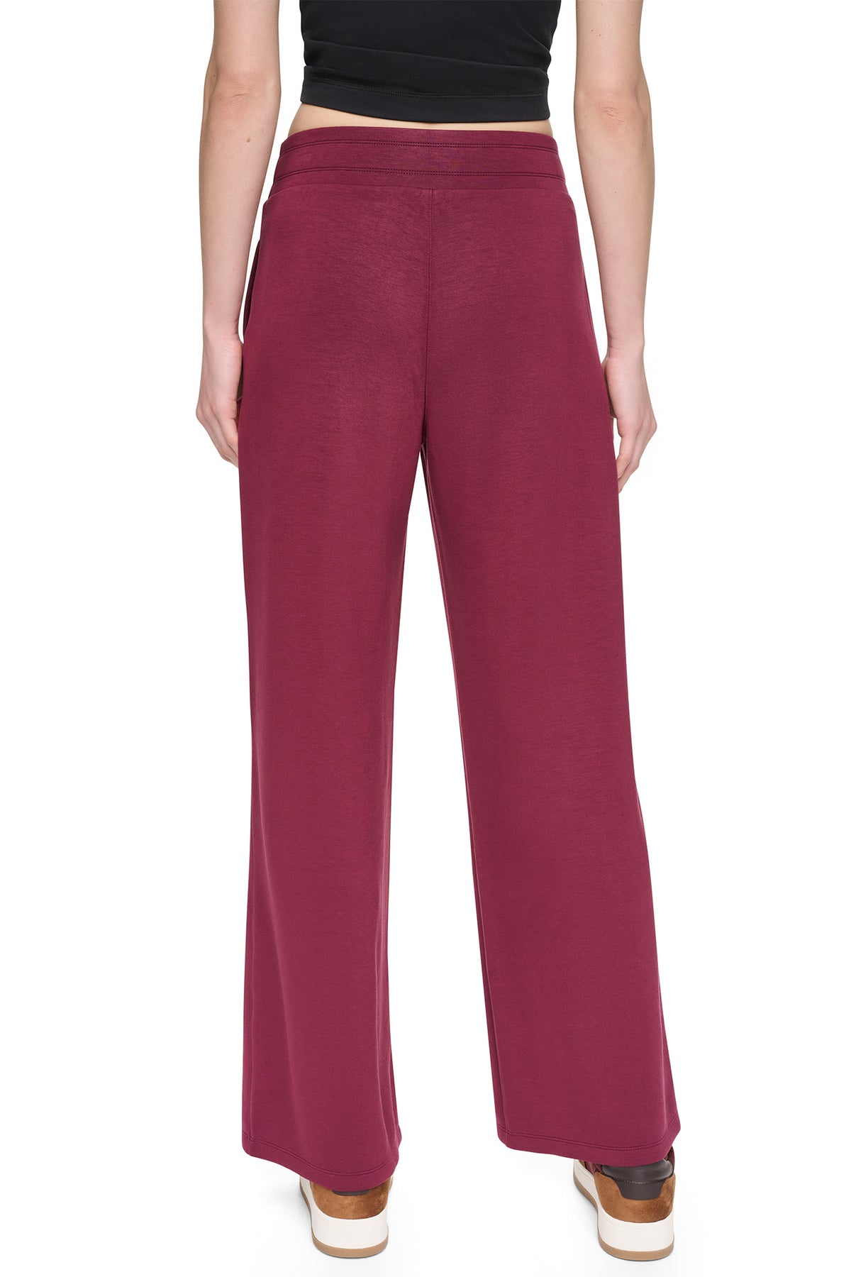 HIGH-RISE PINTUCKED WIDE-LEG PANT VIEW 2
