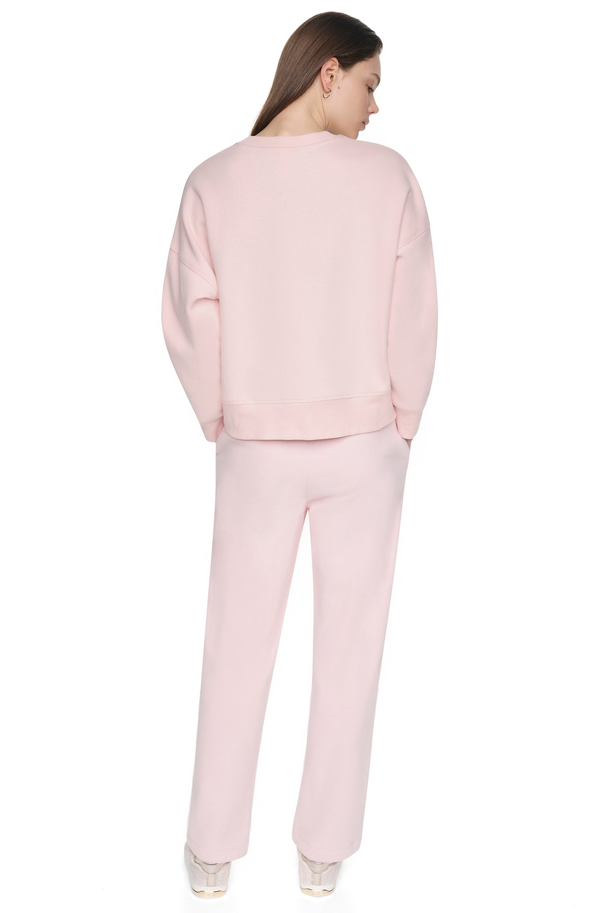 FLOCKED VARSITY LOGO SWEATSHIRT VIEW 2