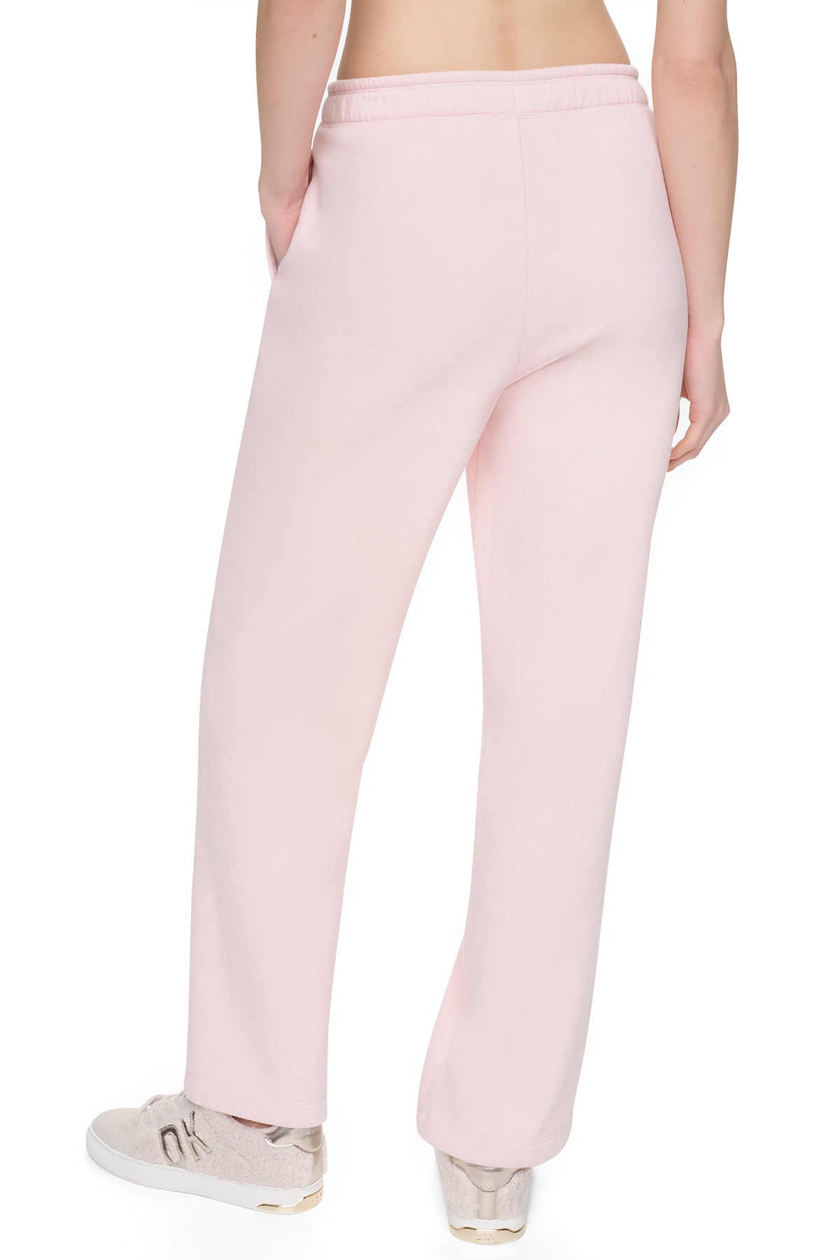 HIGH RISE FLOCKED LOGO RELAXED PANT VIEW 2