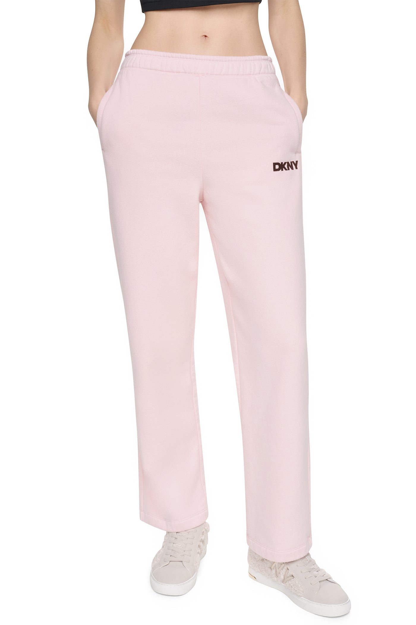 HIGH RISE FLOCKED LOGO RELAXED PANT View 2 | Gifts Under $100 HIGH RISE FLOCKED LOGO RELAXED PANT View 2 | Gifts Under $100