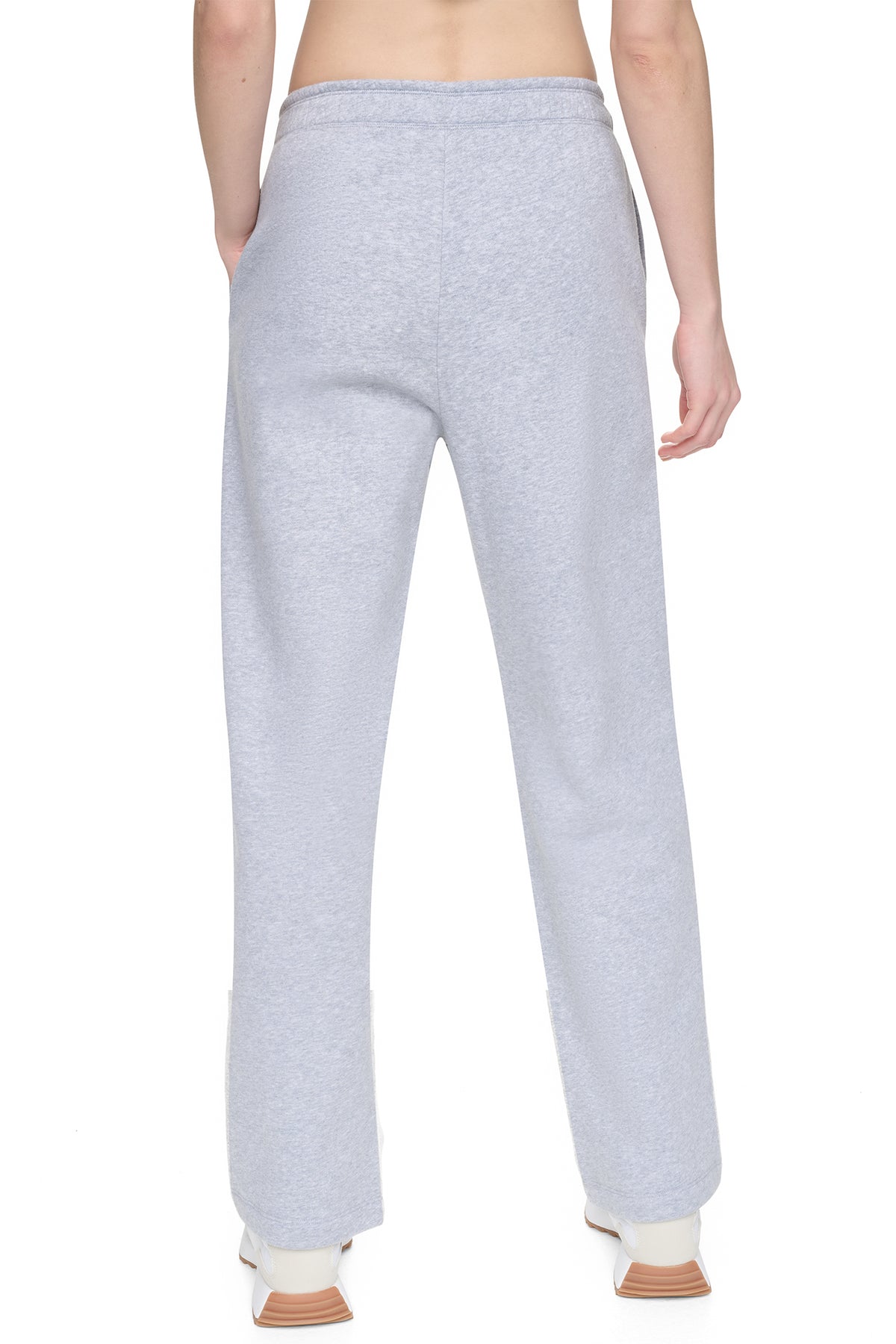 HIGH RISE FLOCKED LOGO RELAXED PANT VIEW 2