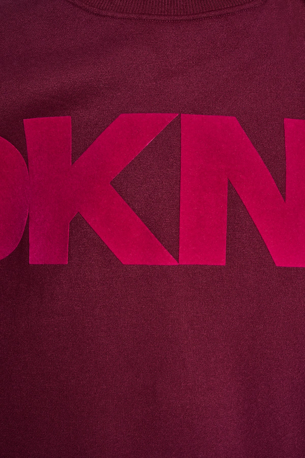 FLOCKED VARSITY LOGO SWEATSHIRT VIEW 2