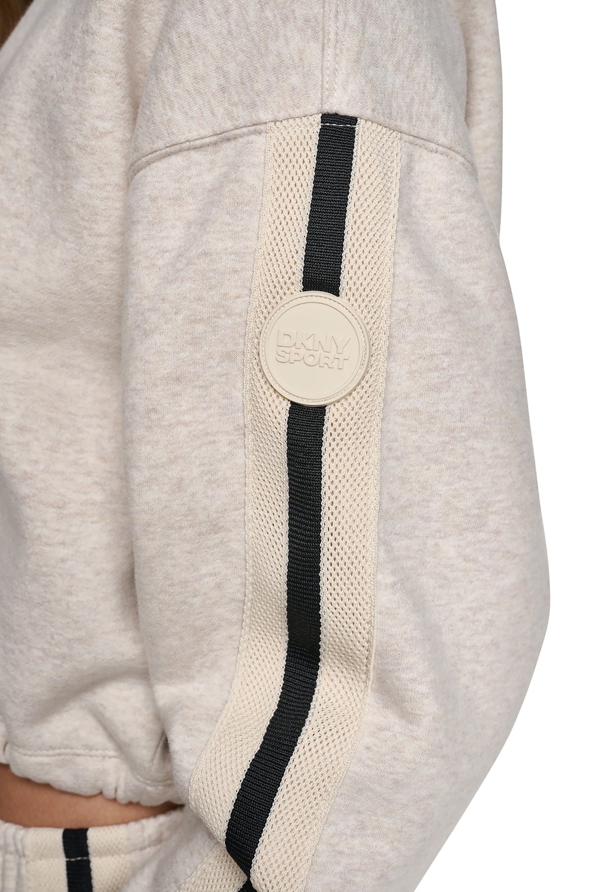 CROPPED STRIPED SWEATSHIRT VIEW 2