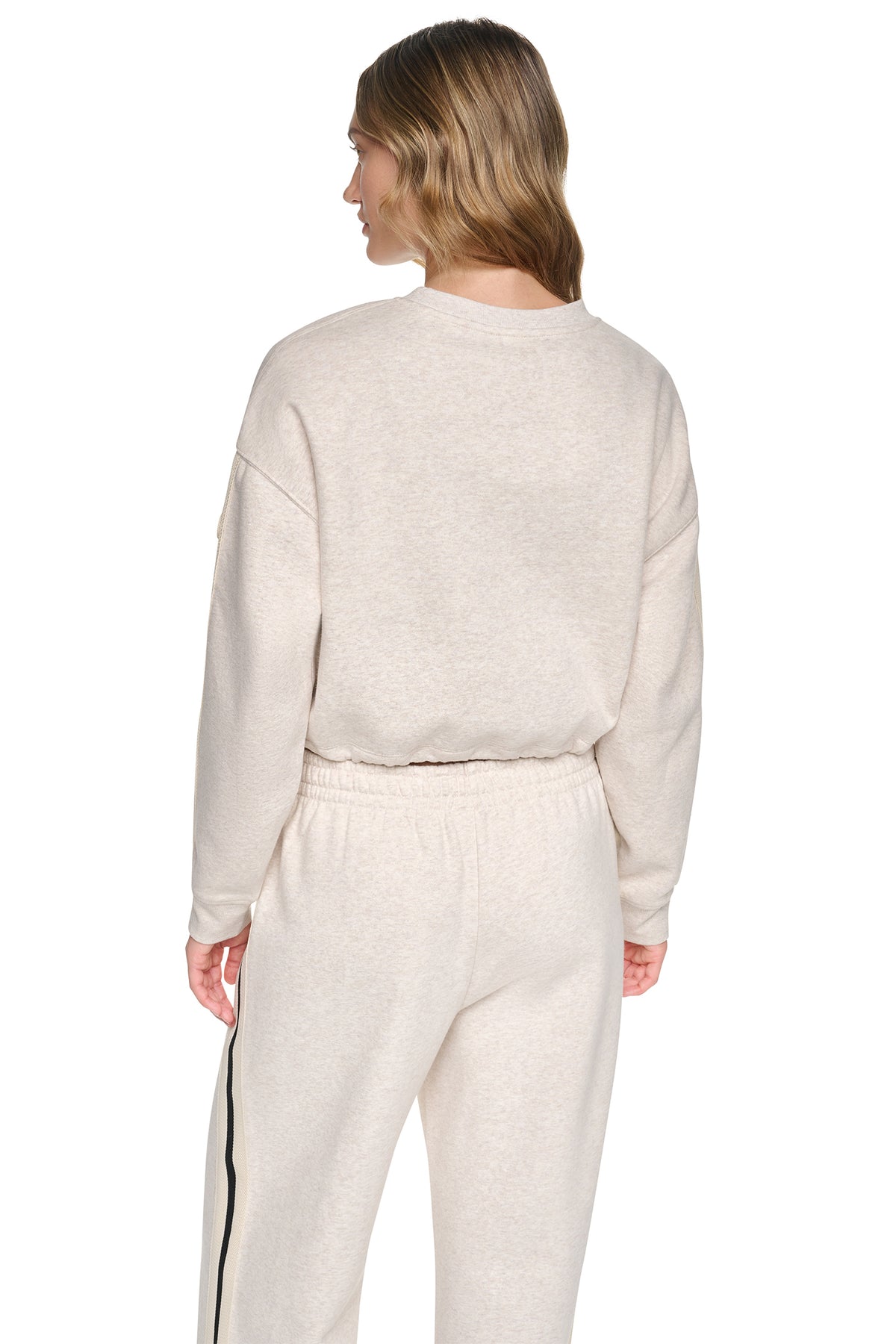 CROPPED STRIPED SWEATSHIRT VIEW 2