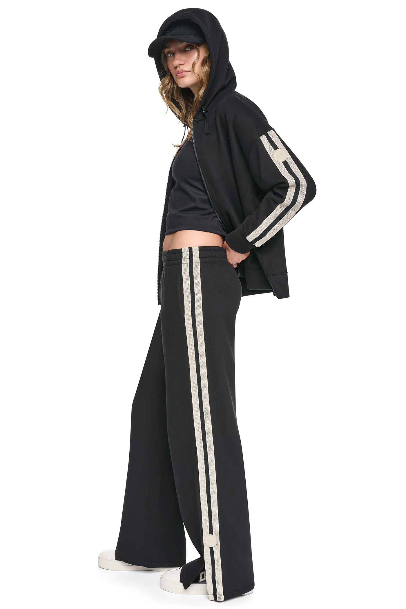 HIGH-RISE STRAIGHT LEG TRACK PANT View 1 | SALE HIGH-RISE STRAIGHT LEG TRACK PANT View 1 | SALE