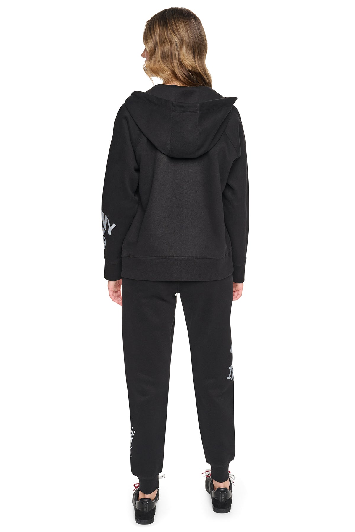 GRAFFITI RHINESTONE FULL-ZIP HOODIE VIEW 2