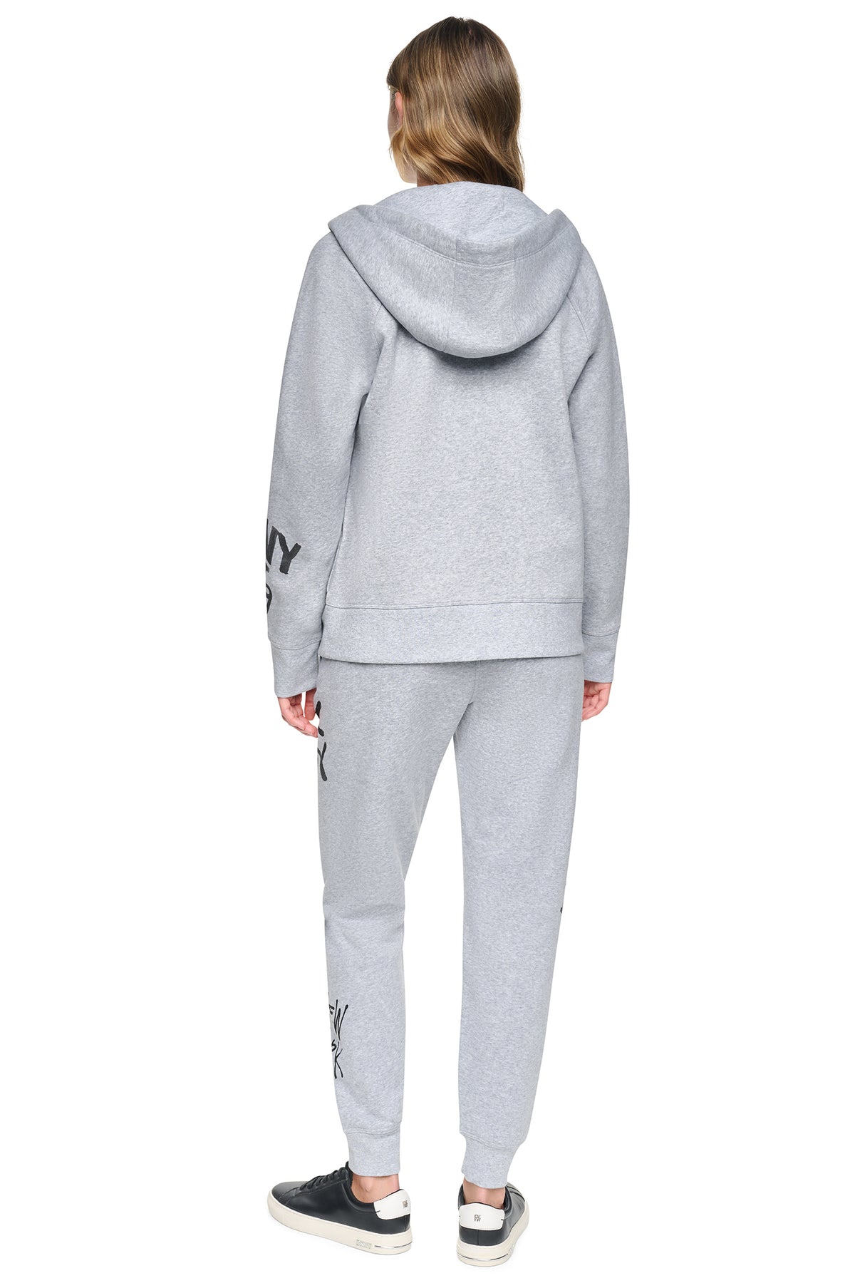 GRAFFITI RHINESTONE FULL-ZIP HOODIE VIEW 2