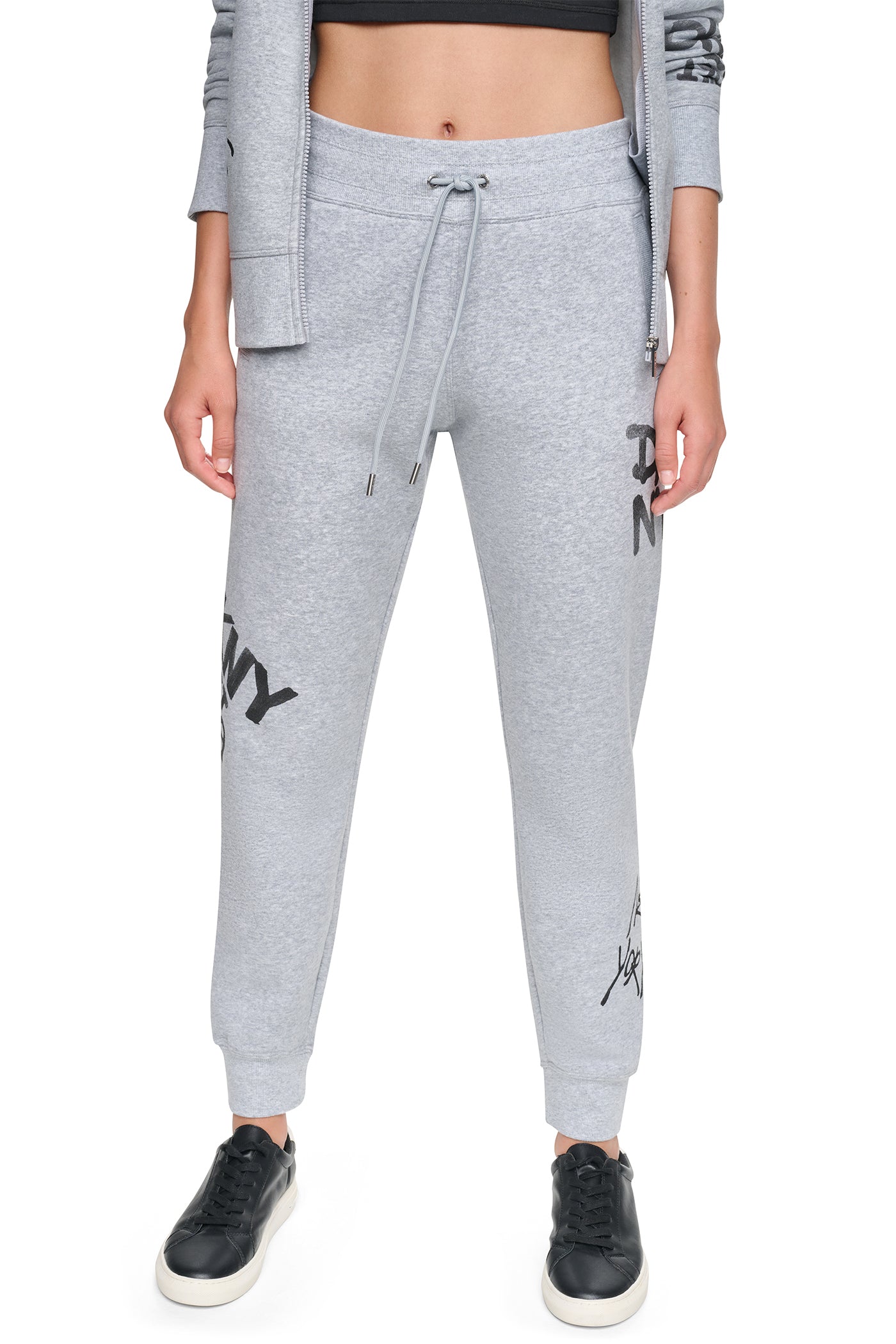 MID-RISE GRAFFITI RHINESTONE LOGO JOGGER View 2 | SALE MID-RISE GRAFFITI RHINESTONE LOGO JOGGER View 2 | SALE