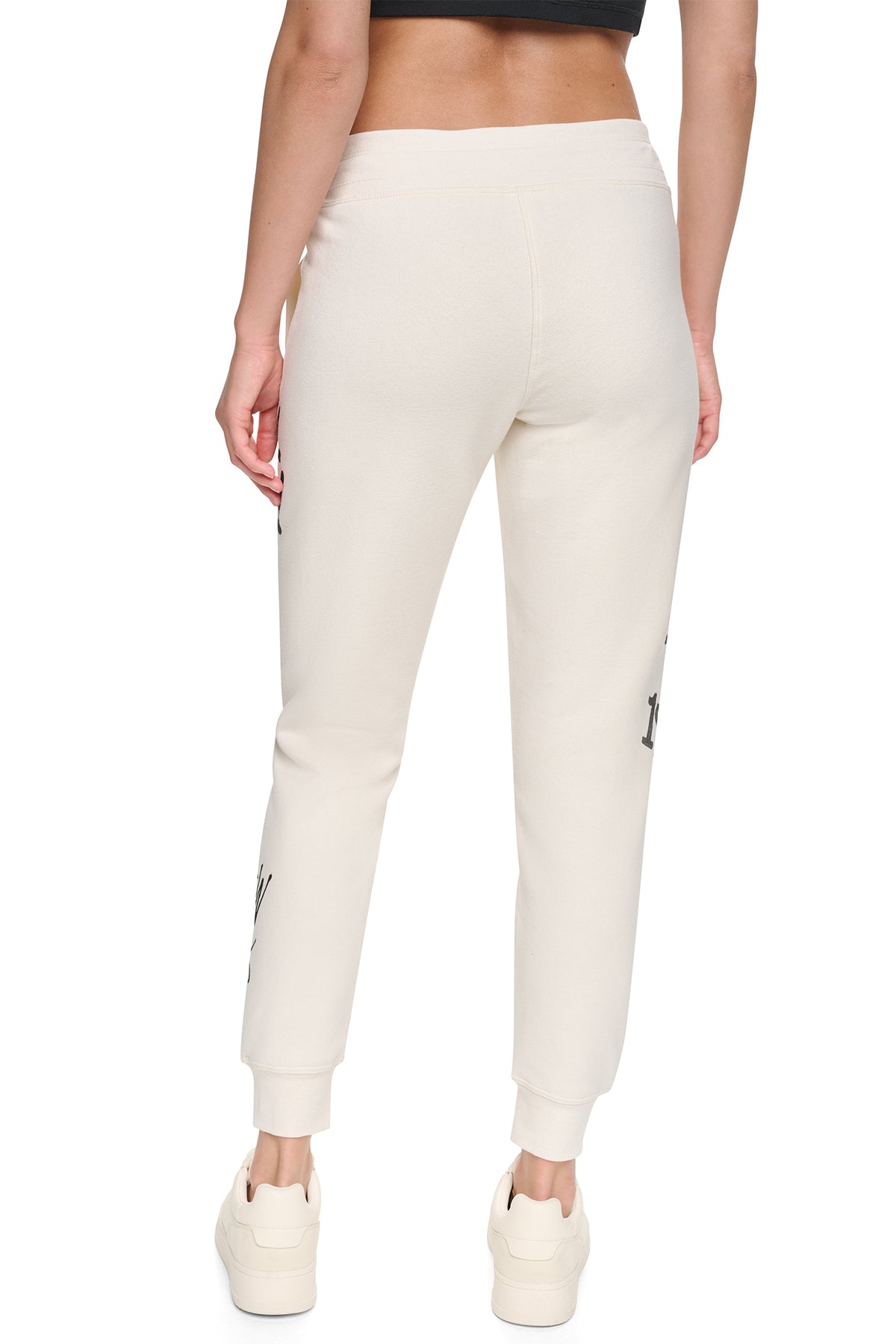 MID-RISE GRAFFITI RHINESTONE LOGO JOGGER VIEW 2
